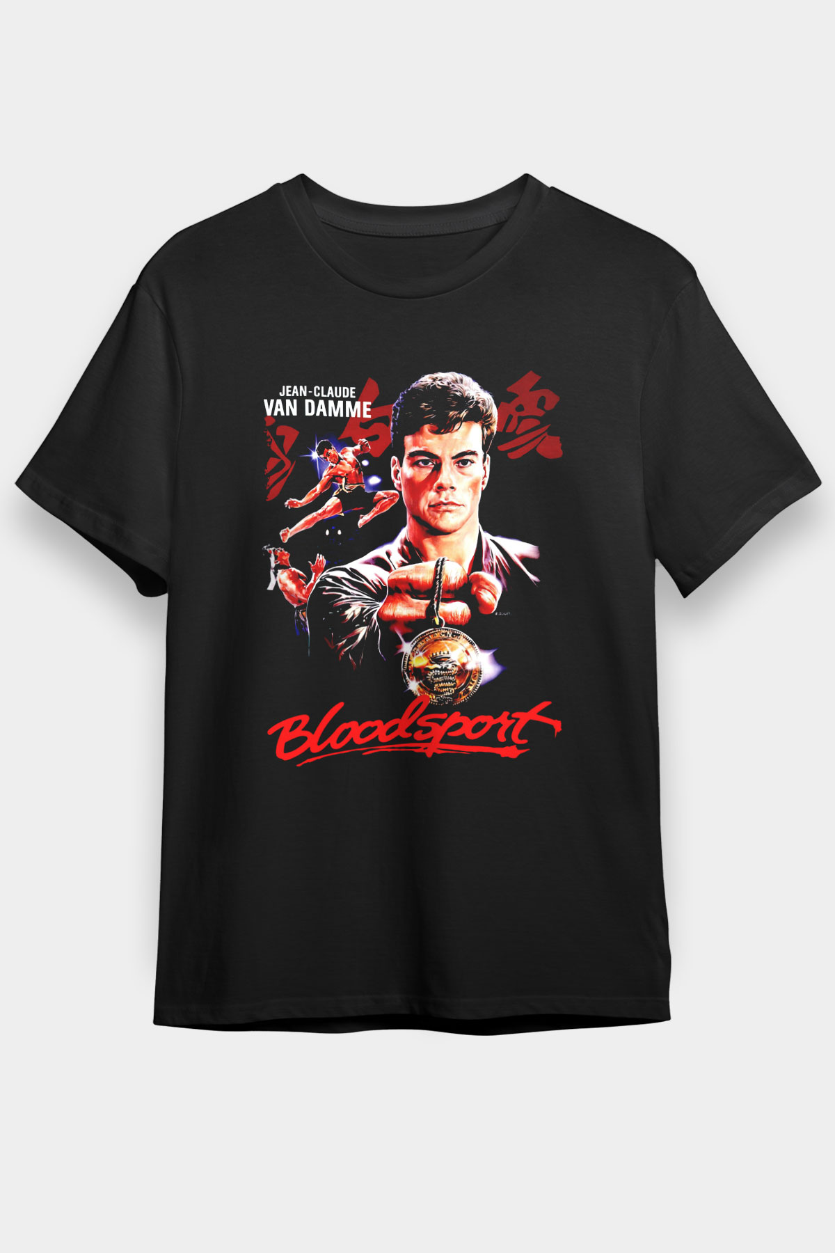 Bloodsport Kan Sporu Siyah Unisex Tişört