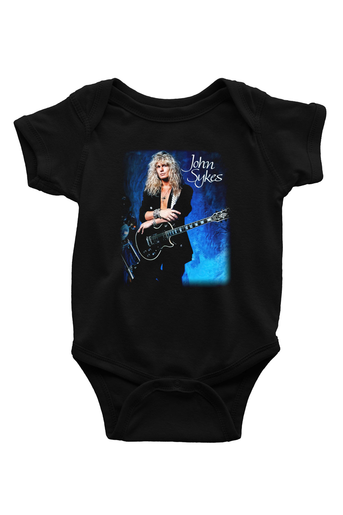 Blue Murder Baskılı Siyah Bebek Body - Zıbın