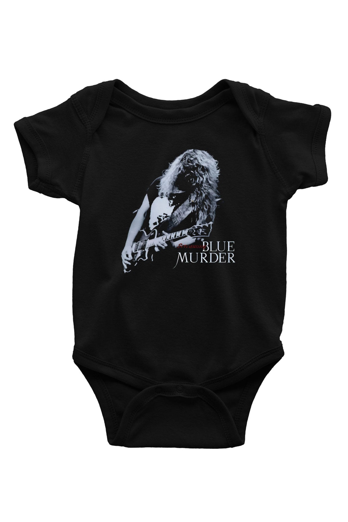 Blue Murder Siyah Bebek Body - Zıbın