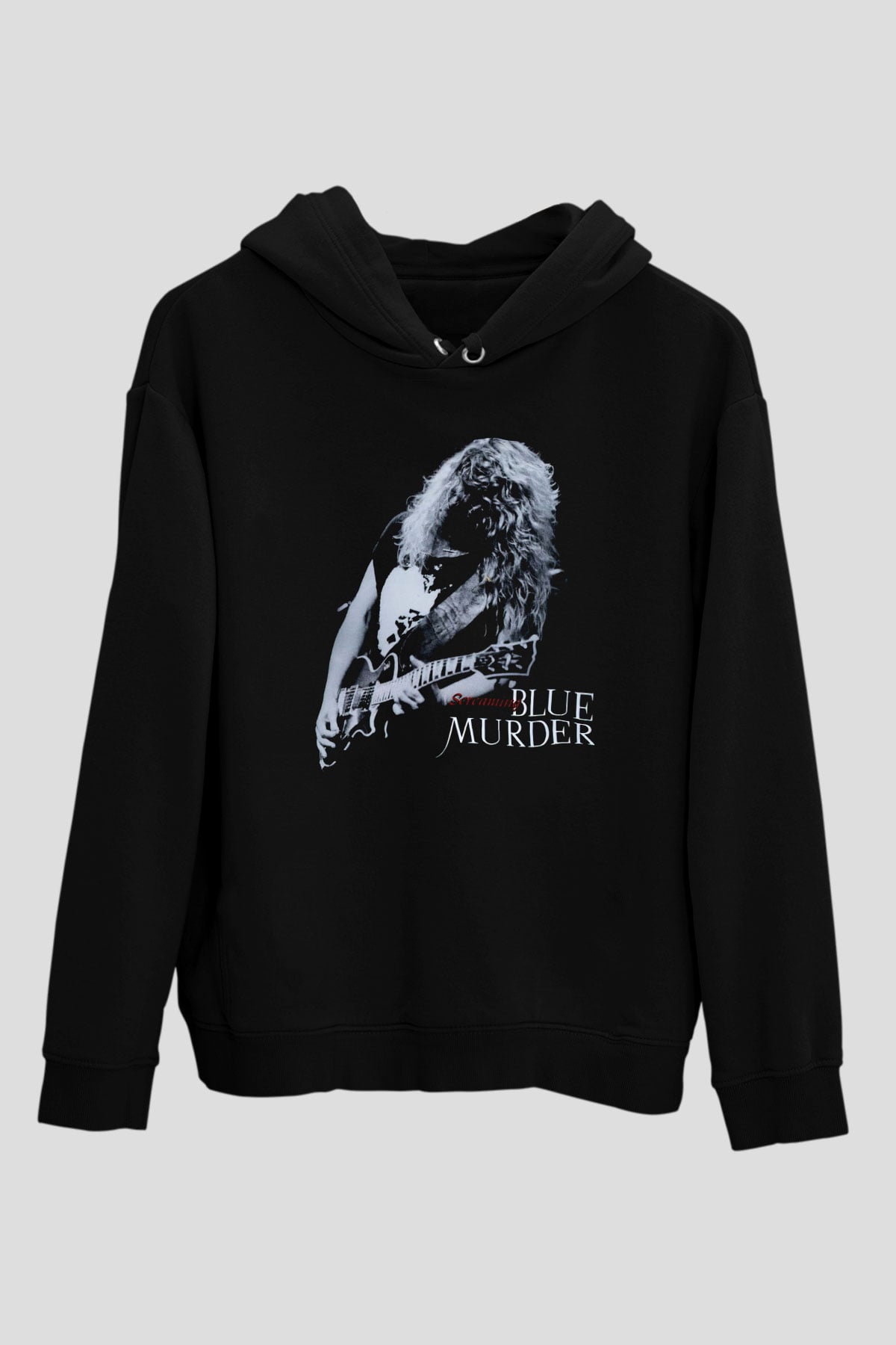 Blue Murder Siyah Unisex Kapüşonlu Sweatshirt