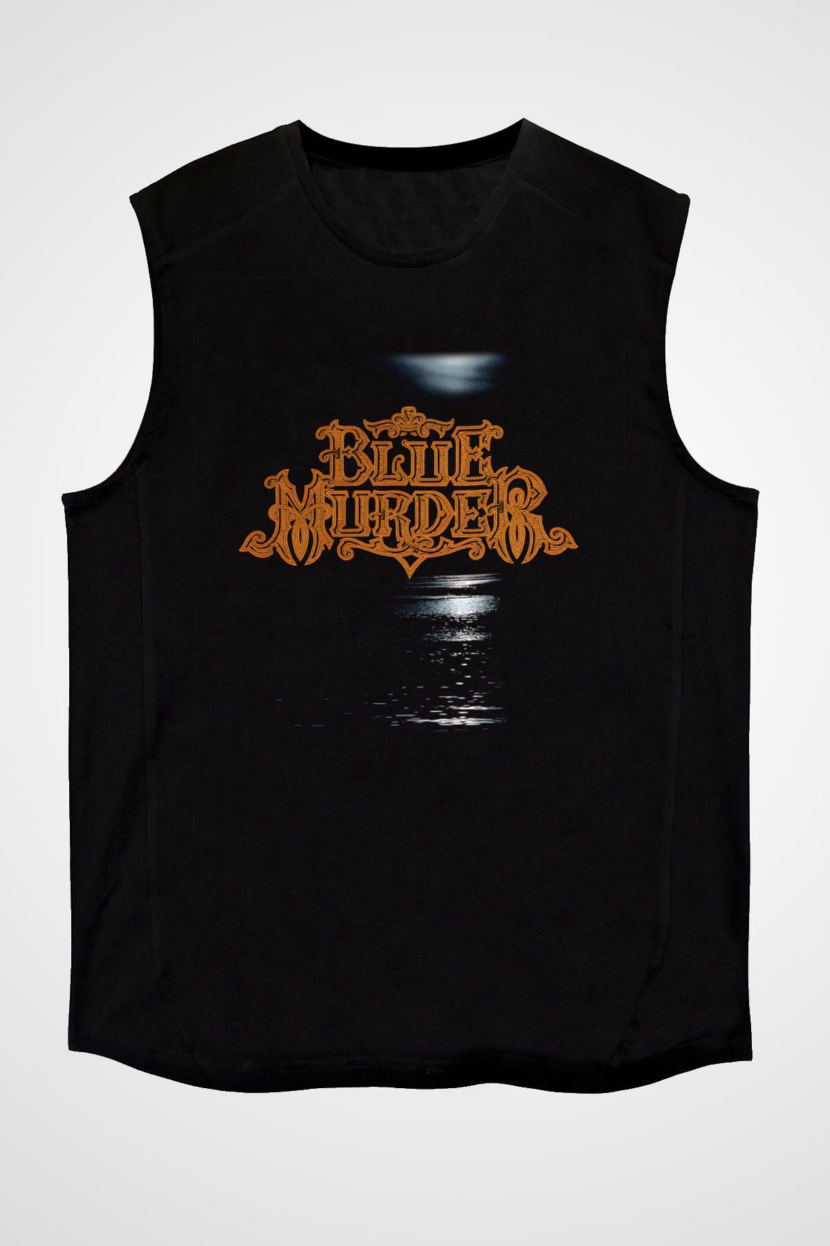 Blue Murder Siyah Unisex Kolsuz Tişört