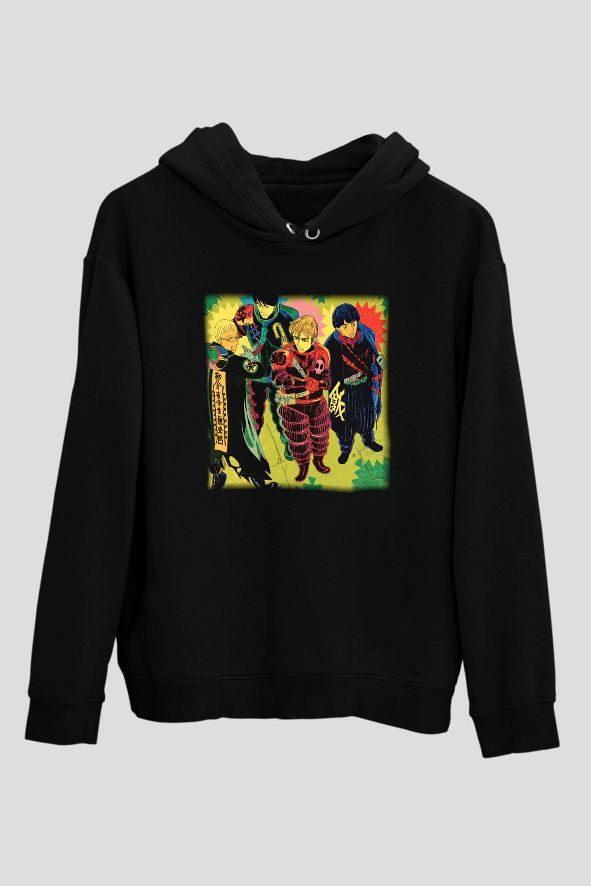 Blur Siyah Unisex Hoodie