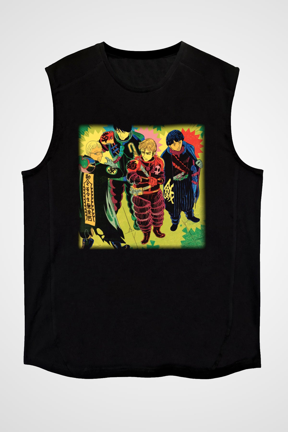 Blur Siyah Unisex Kolsuz Tişört