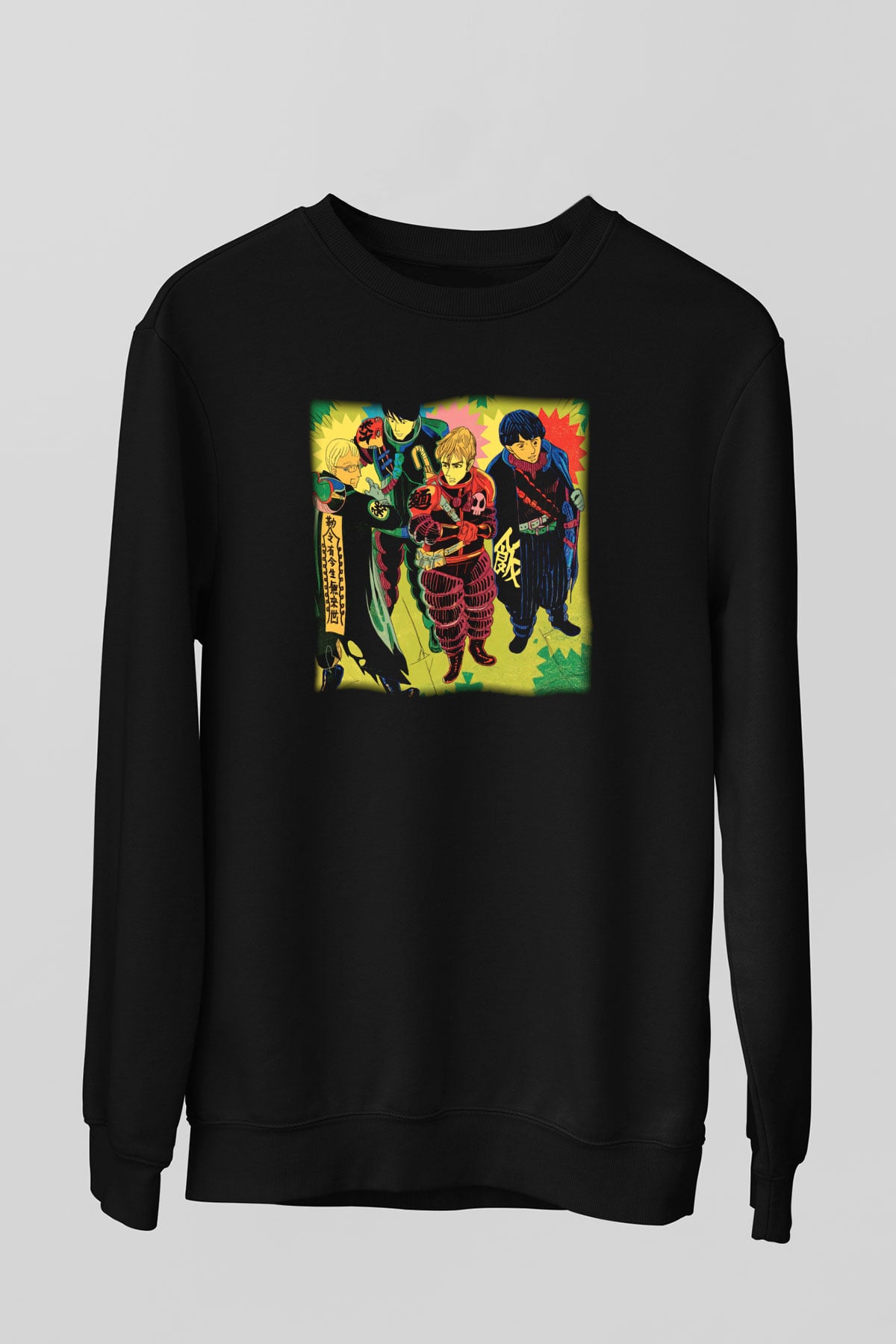 Blur Siyah Unisex Sweatshirt