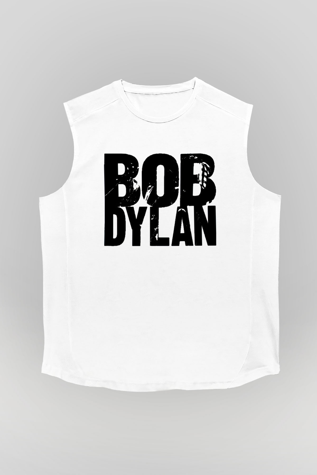 Bob Dylan Beyaz Unisex Kolsuz Tişört