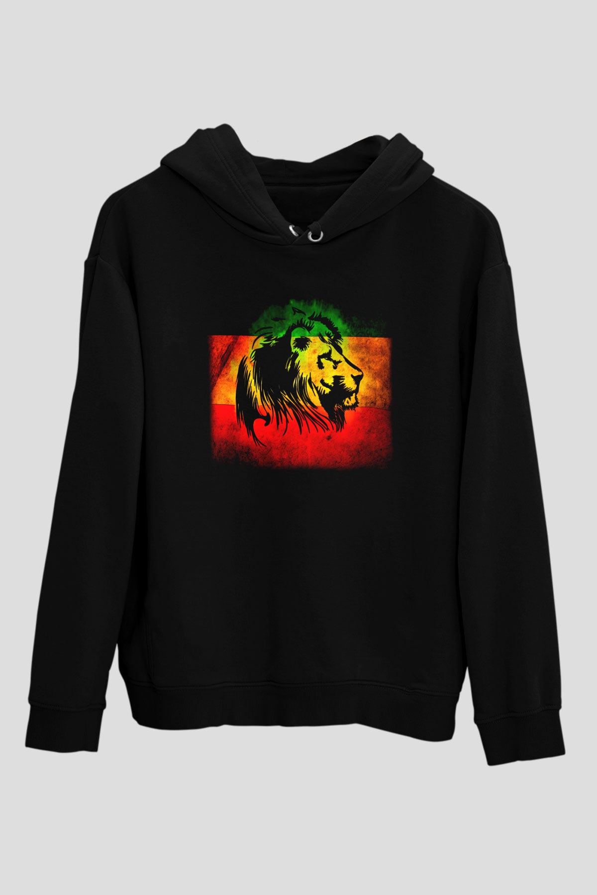 Bob Marley Siyah Unisex Hoodie