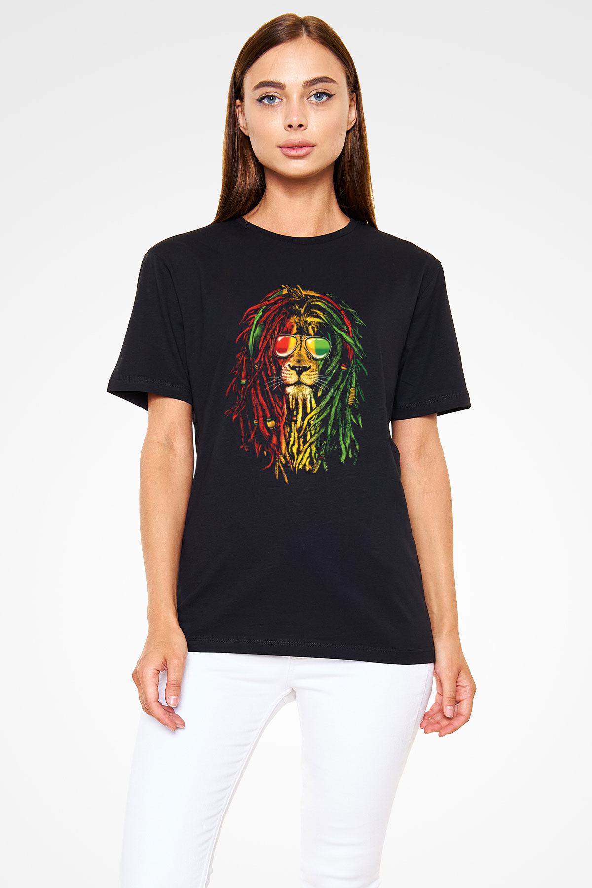 Bob Marley Siyah Unisex Tişört T-Shirt - TişörtFabrikası