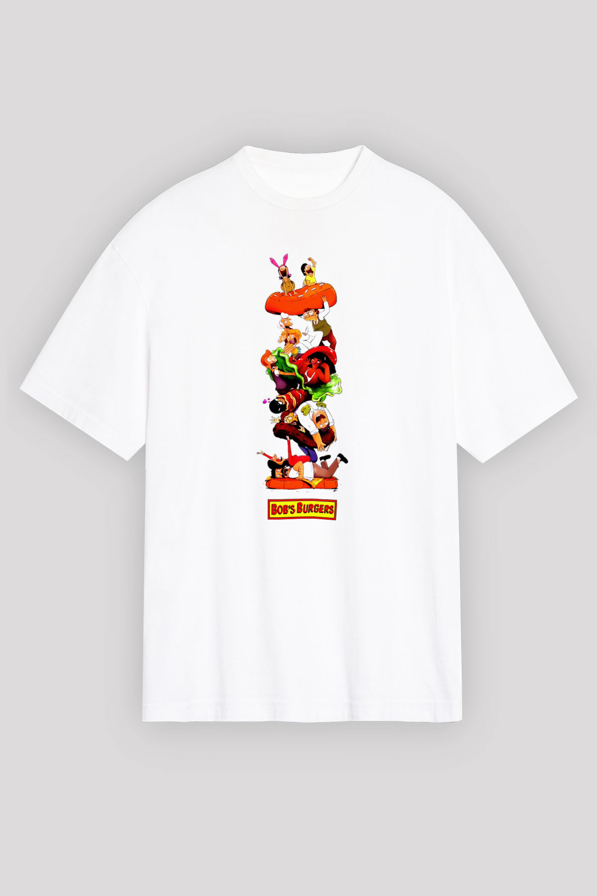 Bob's Burgers Beyaz Unisex Tişört T-Shirt