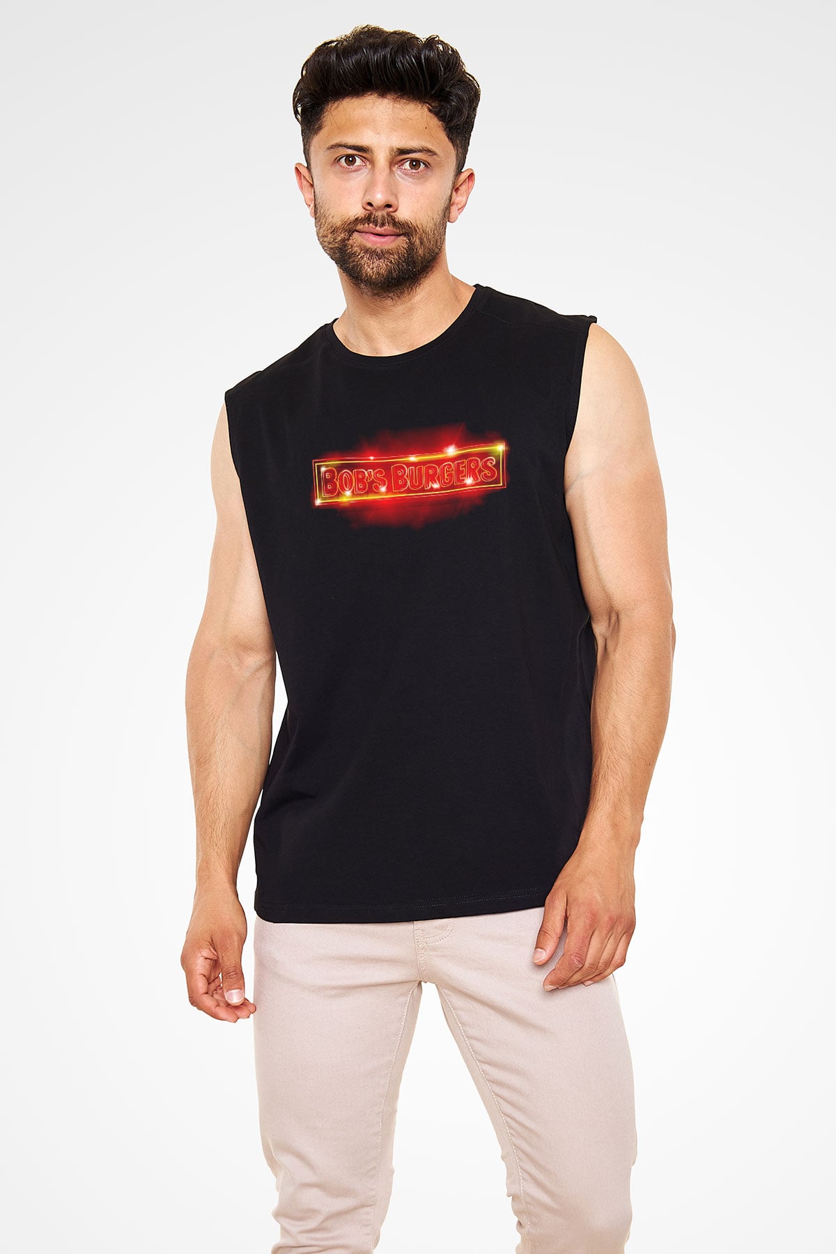 Bob's Burgers Siyah Unisex Kolsuz Tişört