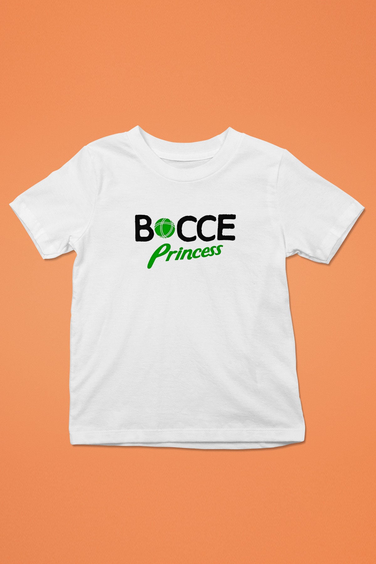 Bocce Baskılı Unisex Beyaz Çocuk Tişört - Tshirt