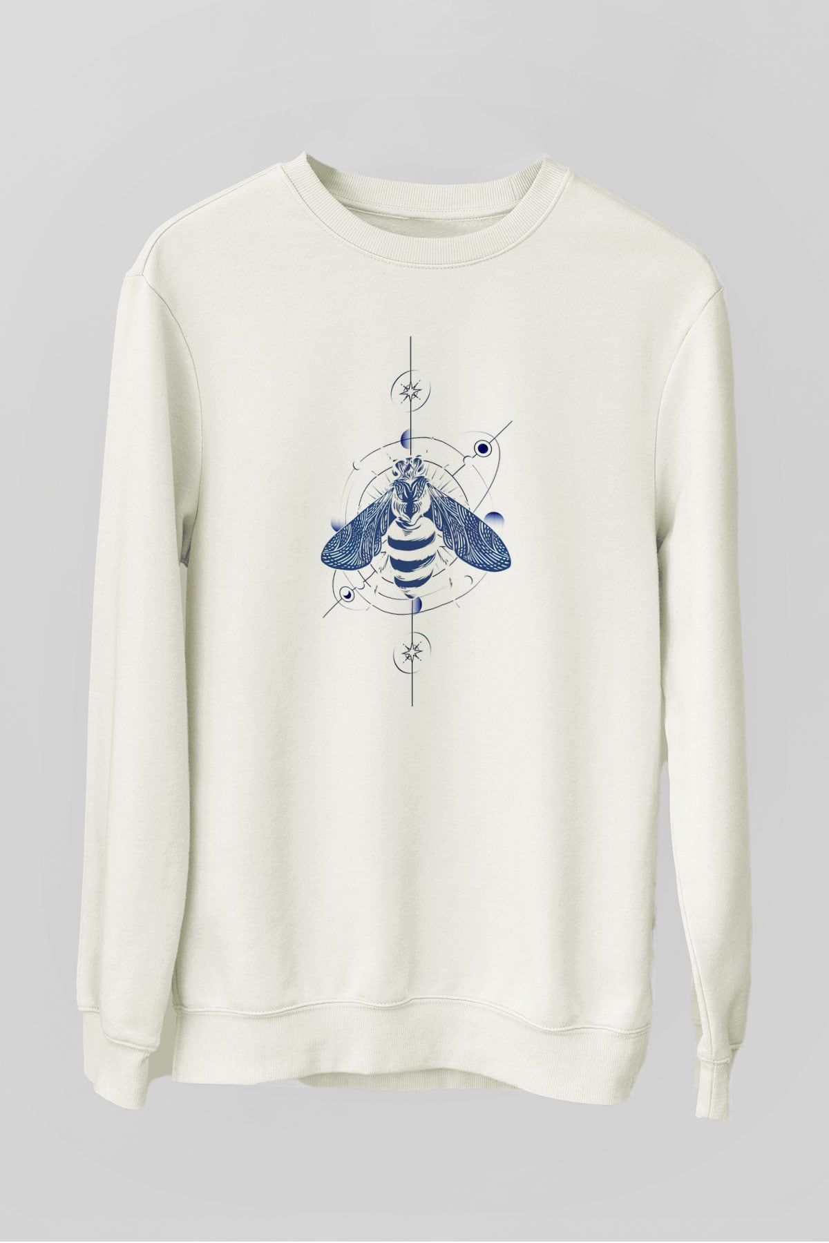 Böcekbilimci Beyaz Unisex Sweatshirt