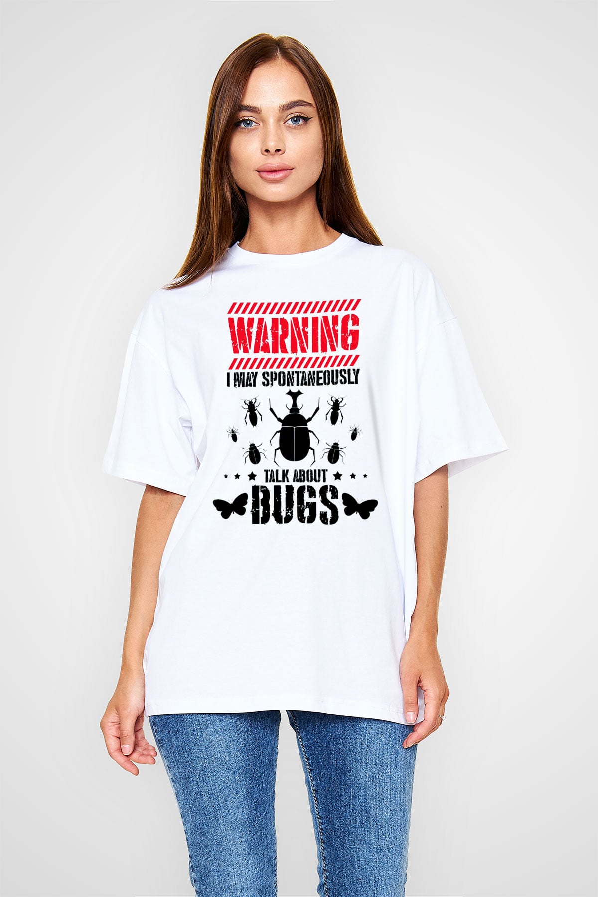 Böcekbilimci Beyaz Unisex Tişört T-Shirt - TişörtFabrikası