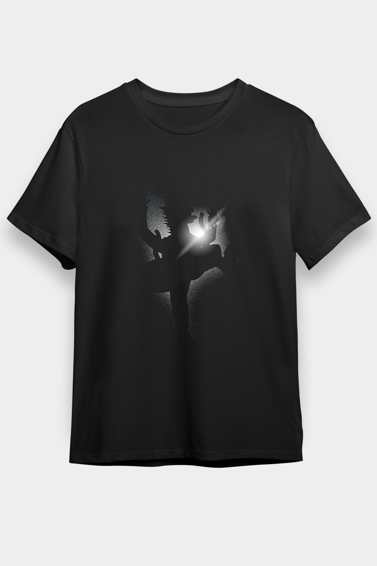 Bojack Horseman Baskılı Unisex Siyah Tişört - Tshirt