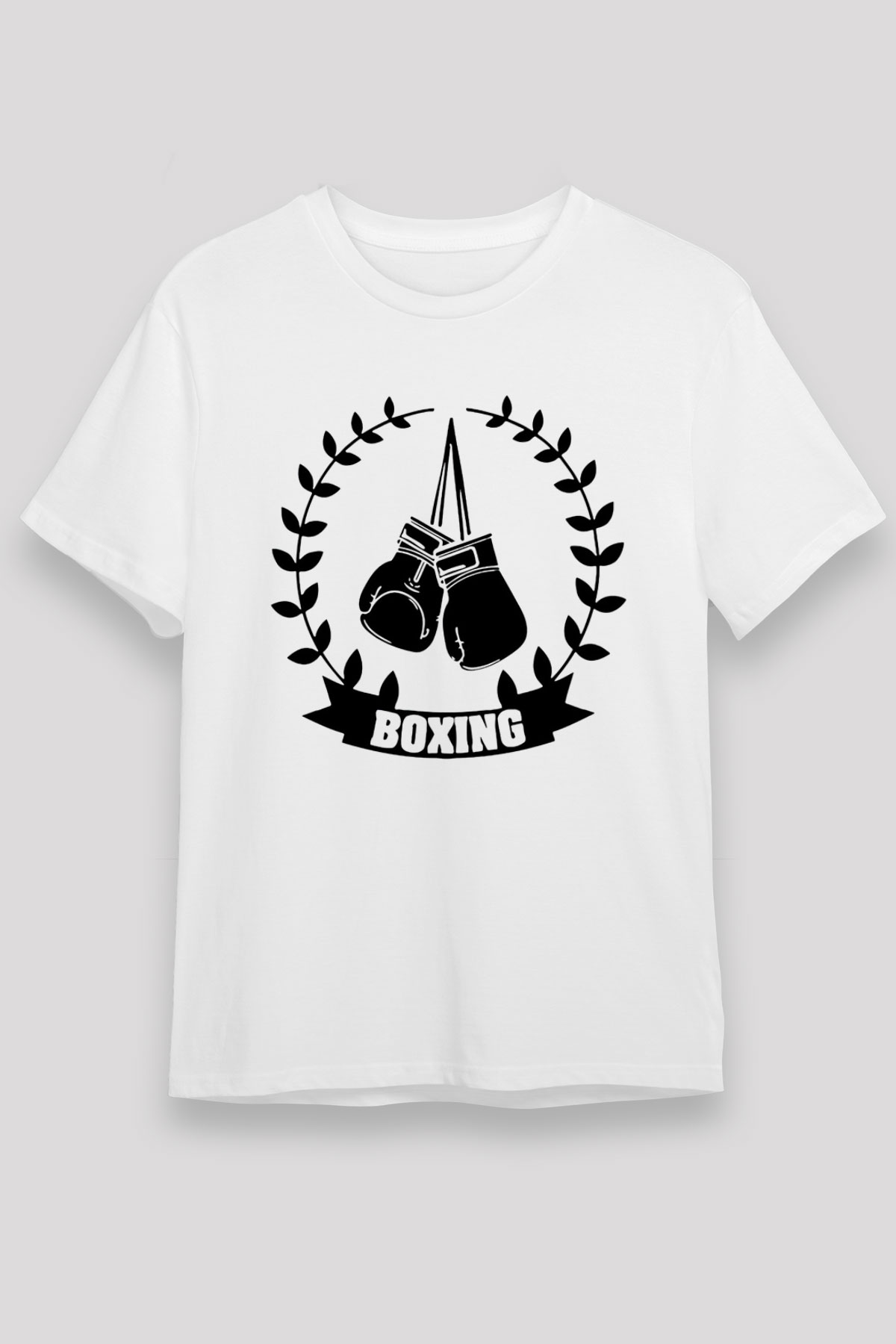 Boks Beyaz Unisex Tişört T-Shirt - TişörtFabrikası