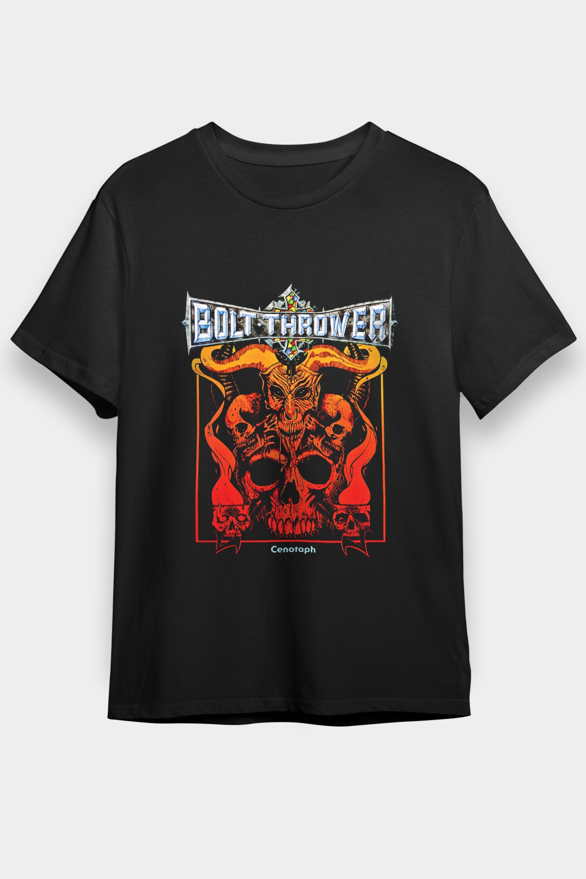 Bolt Thrower Baskılı Unisex Siyah Tişört
