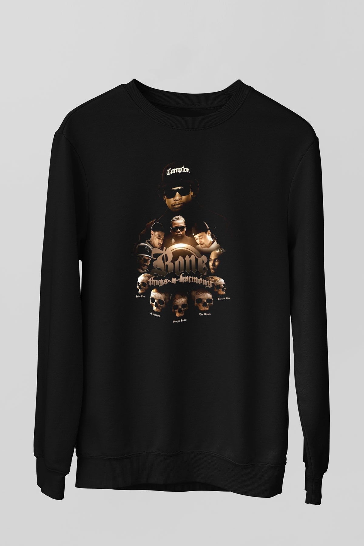 Bone Thugs-n-Harmony Siyah Unisex Sweatshirt