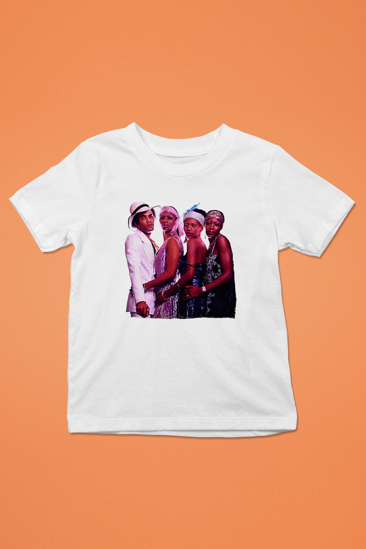 Boney M Baskılı Beyaz Unisex Beyaz Çocuk Tişört - Tshirt