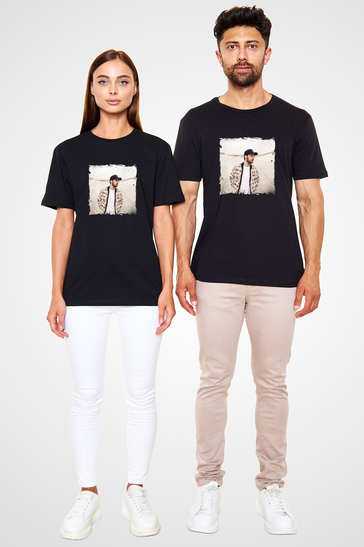 Borgore Baskılı Unisex Siyah Tişört