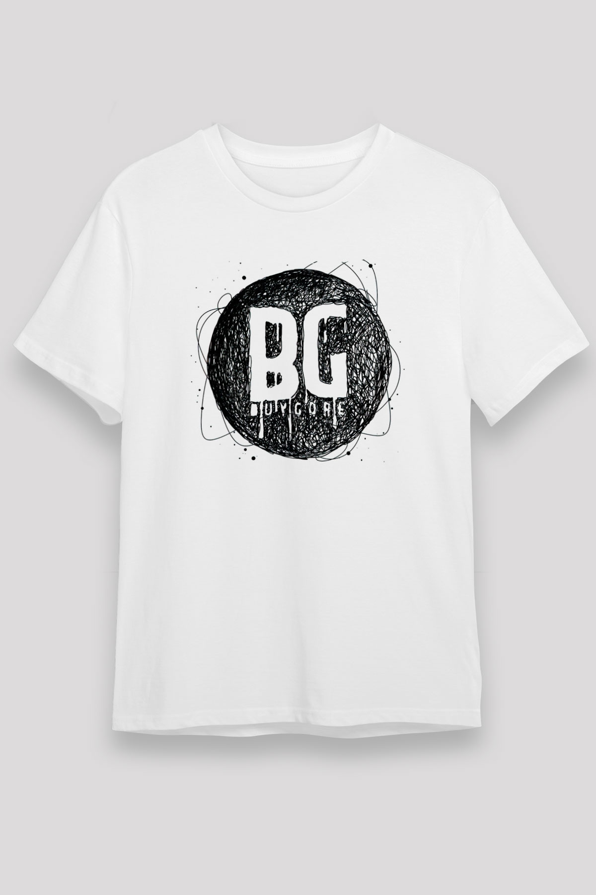 Borgore Beyaz Unisex Tişört T-Shirt - TişörtFabrikası
