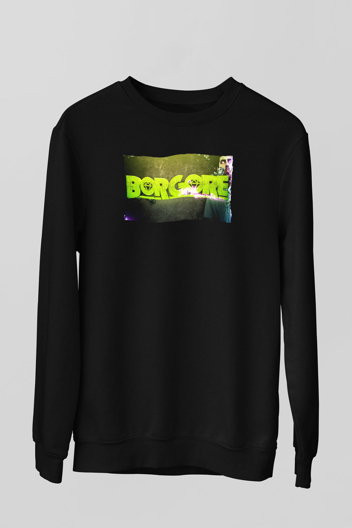 Borgore Siyah Unisex Sweatshirt