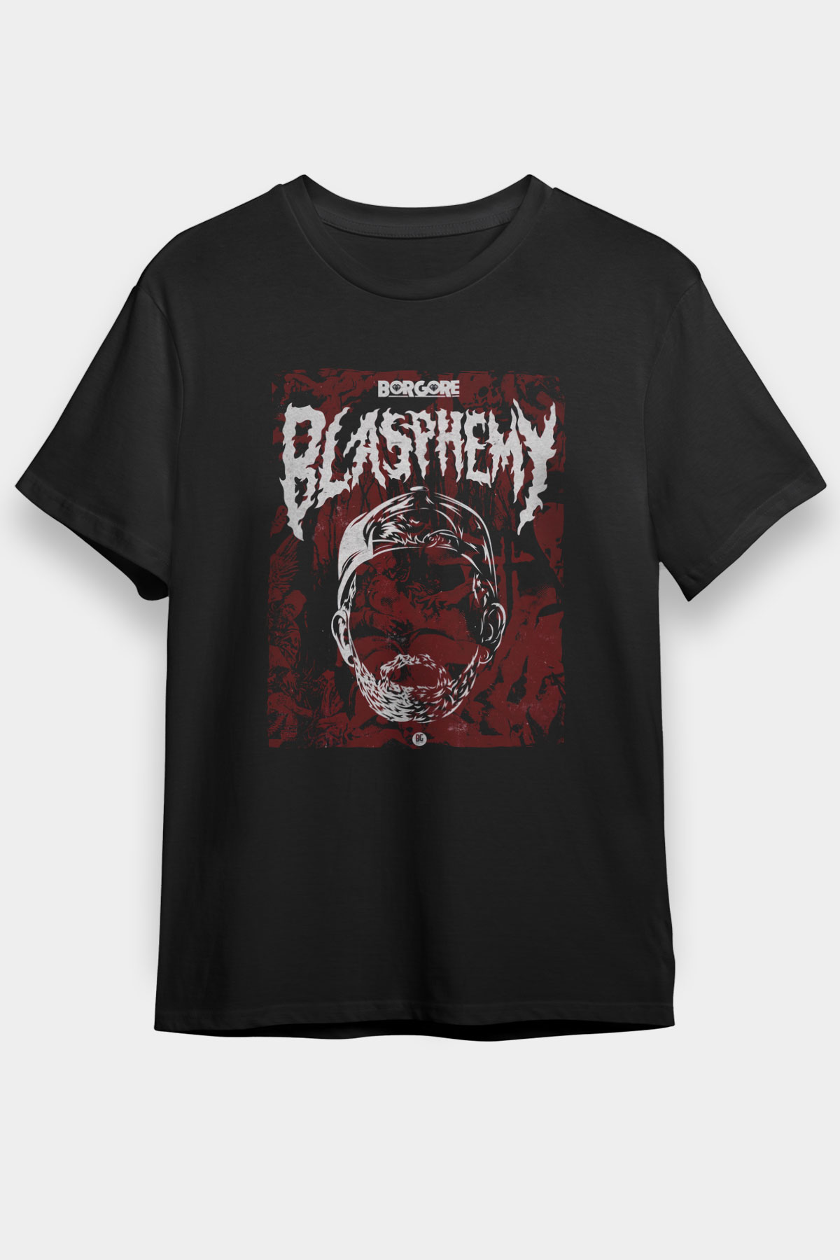 Borgore Siyah Unisex Tişört T-Shirt - TişörtFabrikası