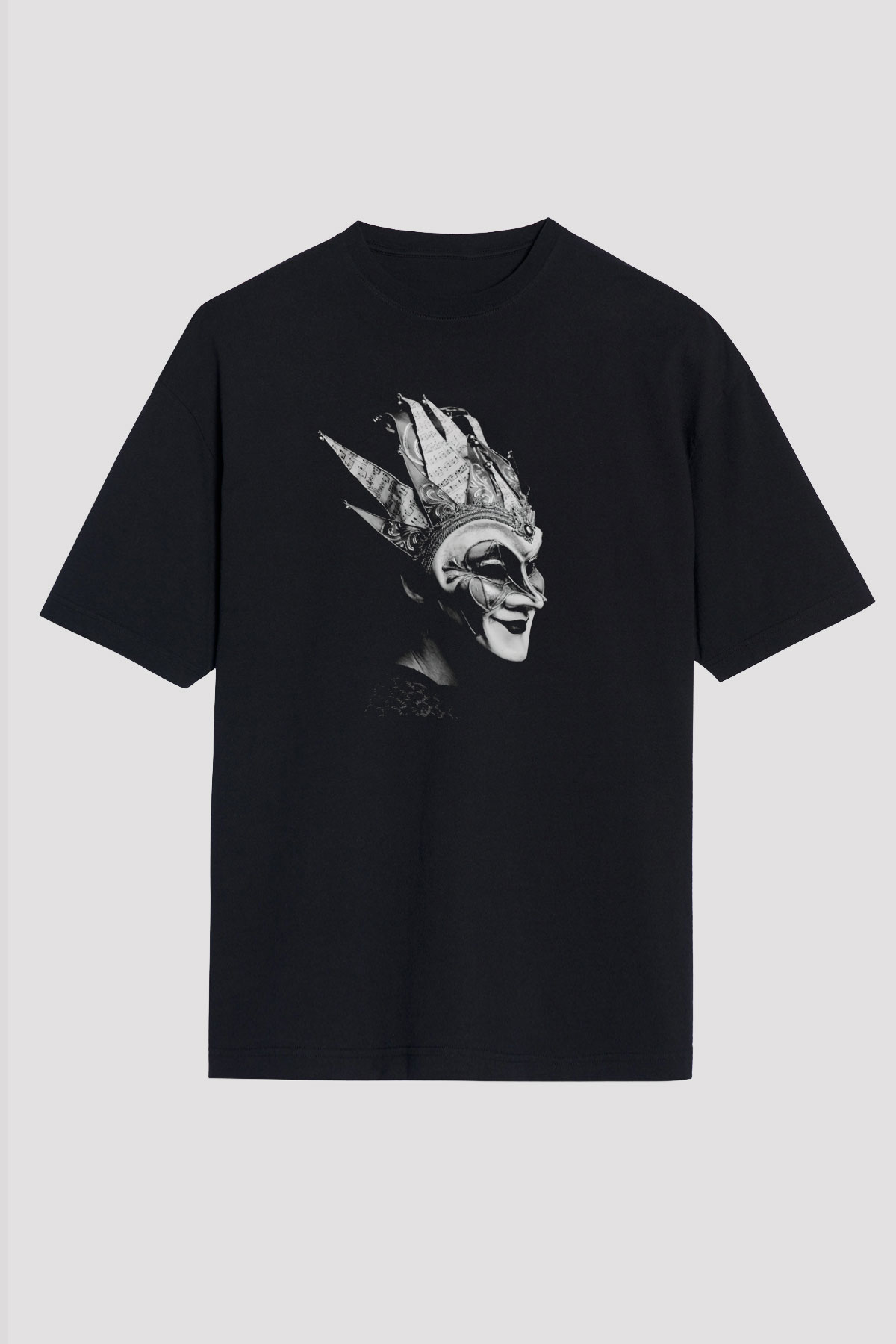 Boris Brejcha Siyah Unisex Tişört T-Shirt - TişörtFabrikası