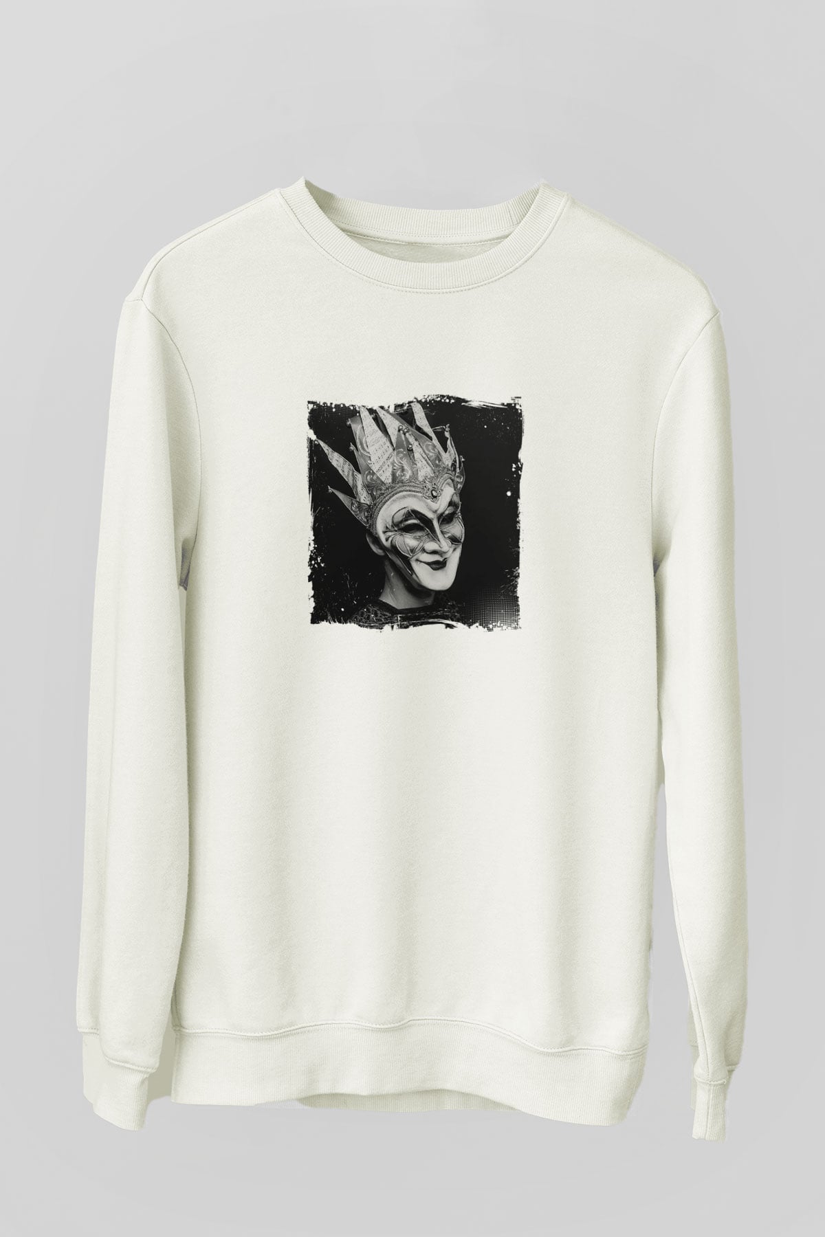Boris BrejchaBaskılı Beyaz Sweatshirt