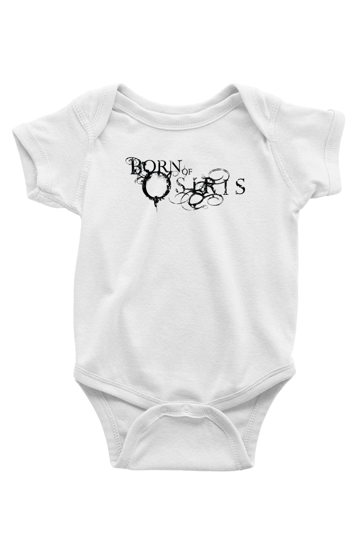 Born Of Osiris Baskılı Beyaz Unisex Bebek Body - Zıbın