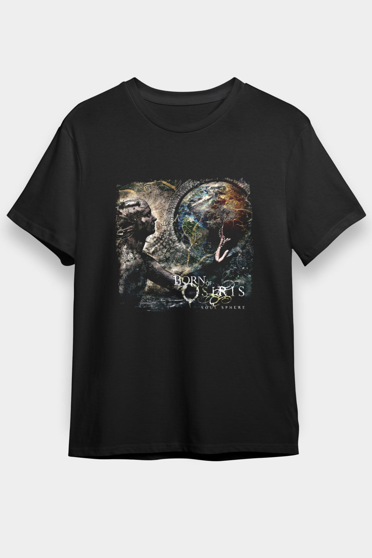 Born Of Osiris Baskılı Unisex Siyah Tişört