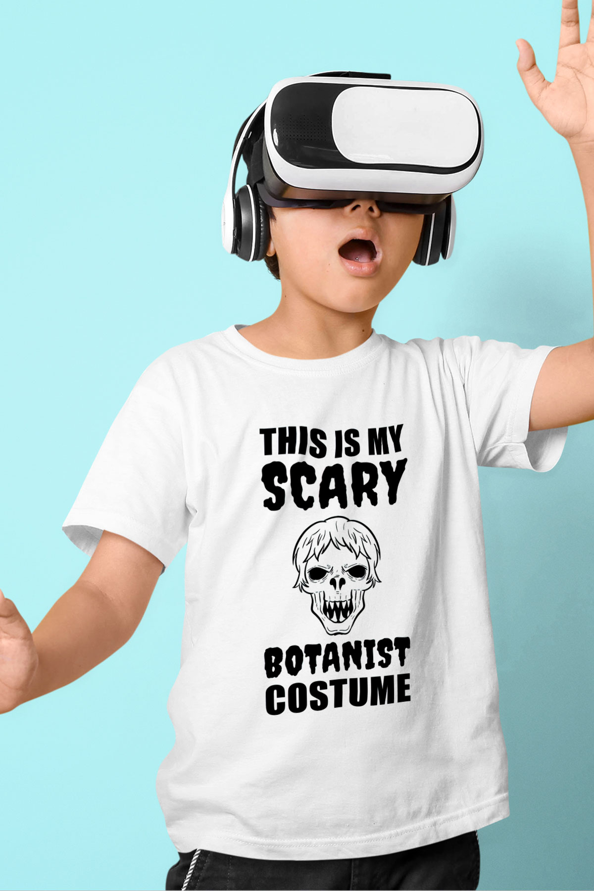 Botanikçi Beyaz Unisex Çocuk Tişört