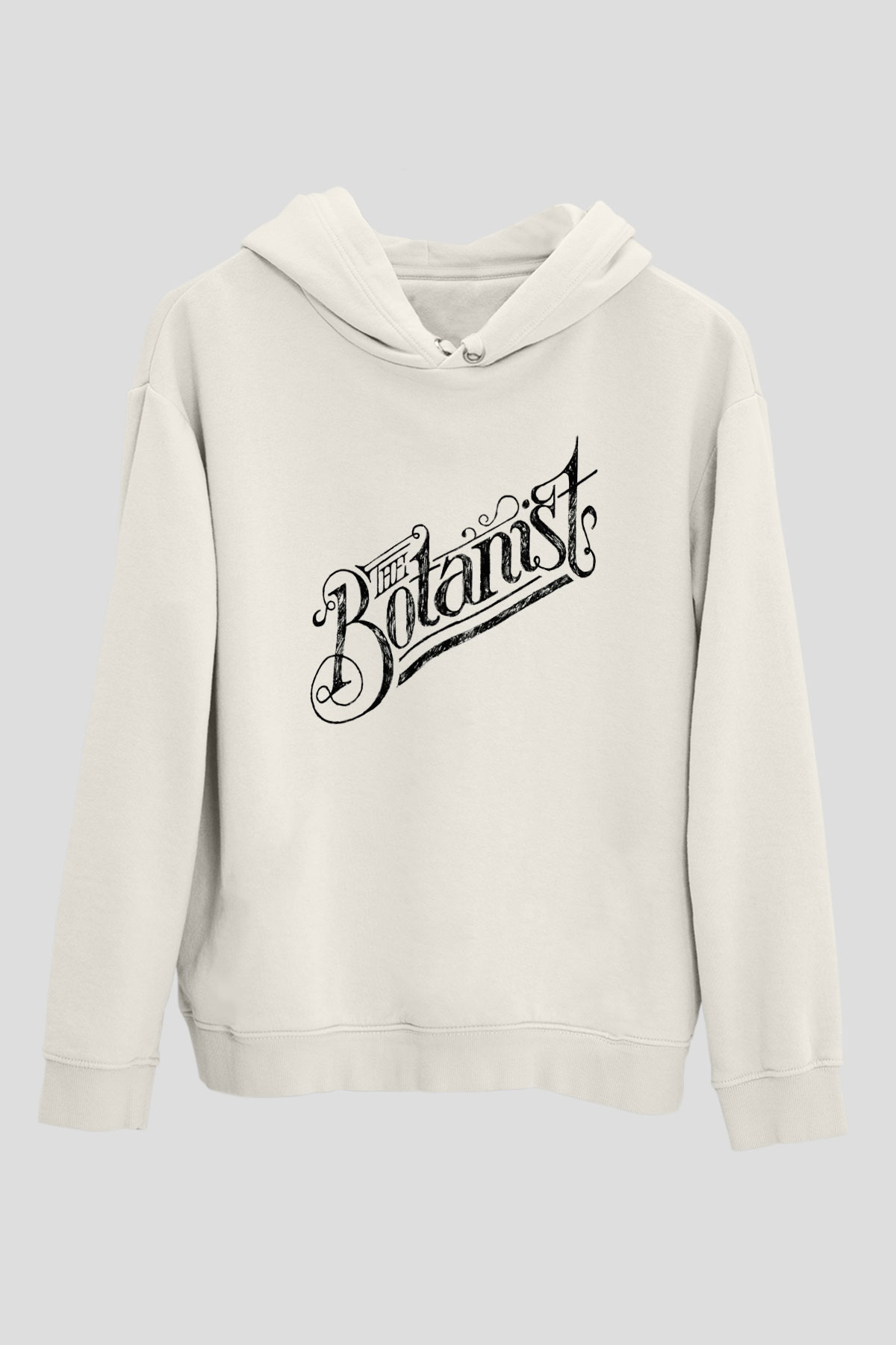 Botanikçi Beyaz Unisex Hoodie