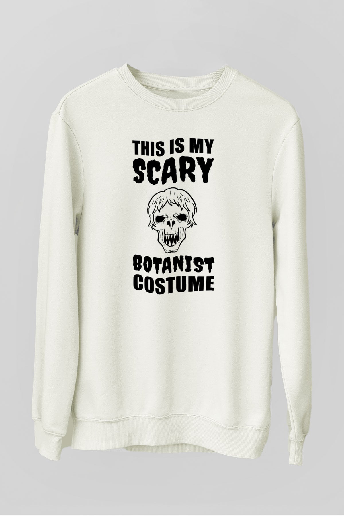 Botanikçi Beyaz Unisex Sweatshirt