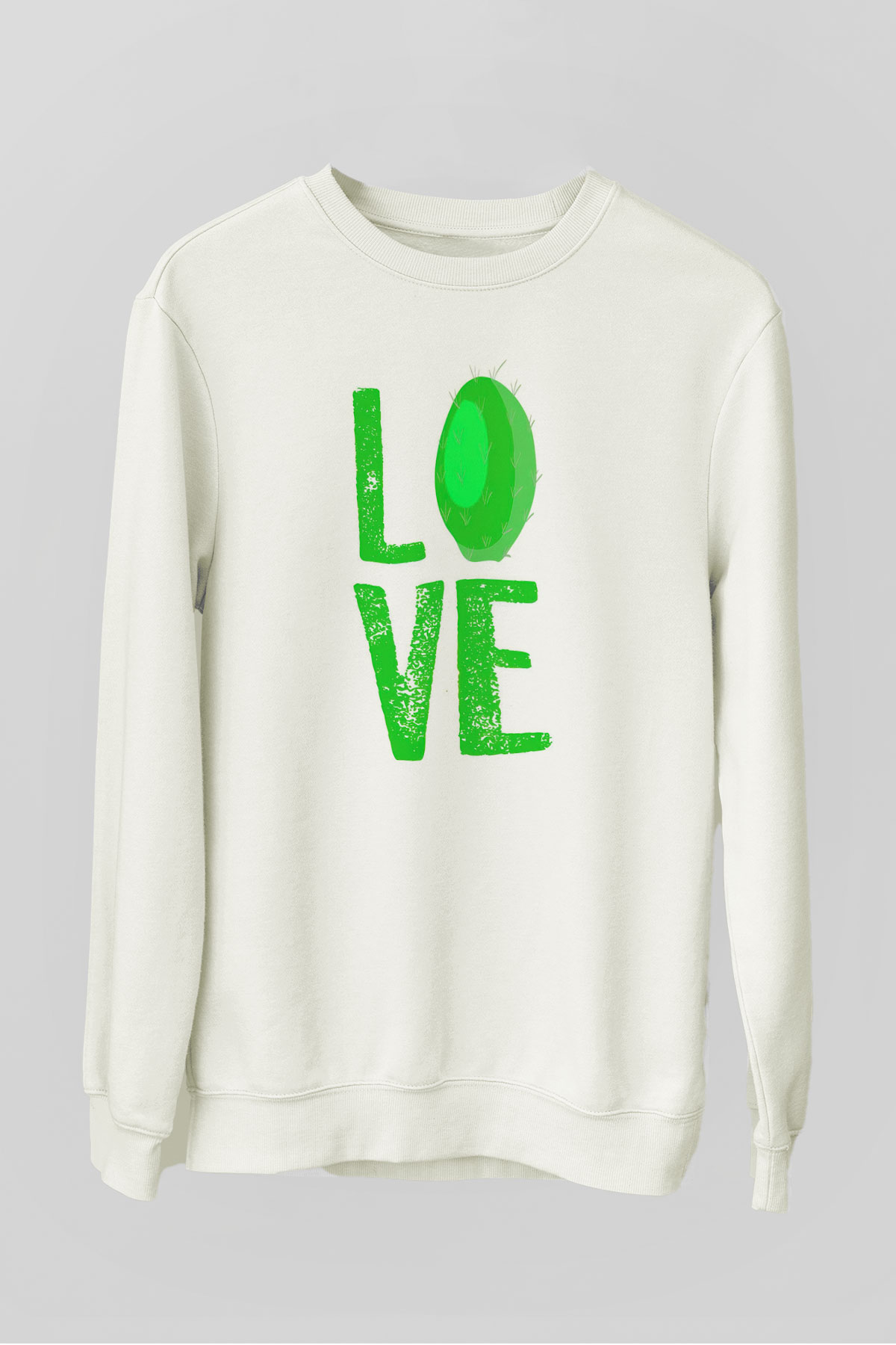 Botanikçi Beyaz Unisex Sweatshirt