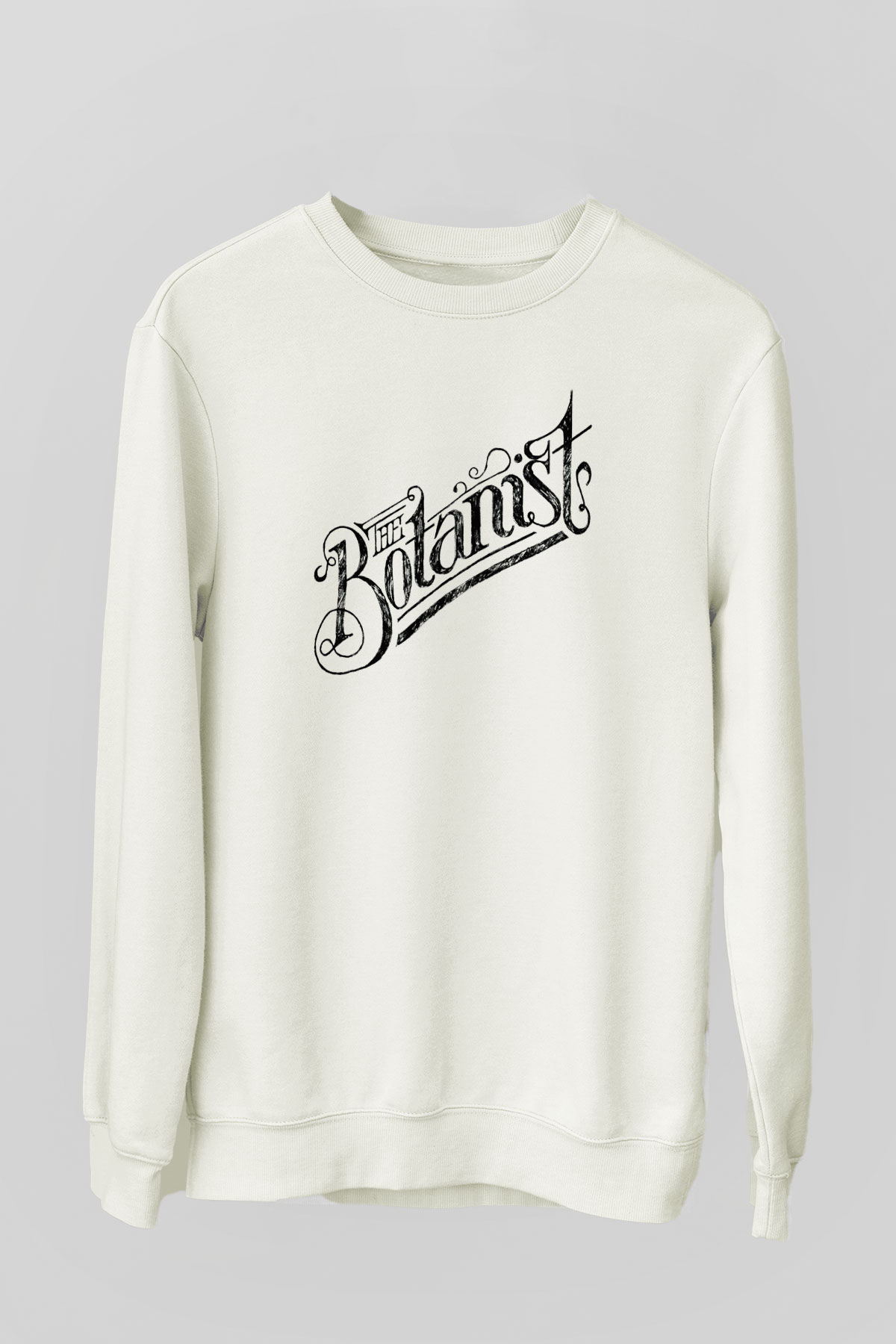 Botanikçi Beyaz Unisex Sweatshirt