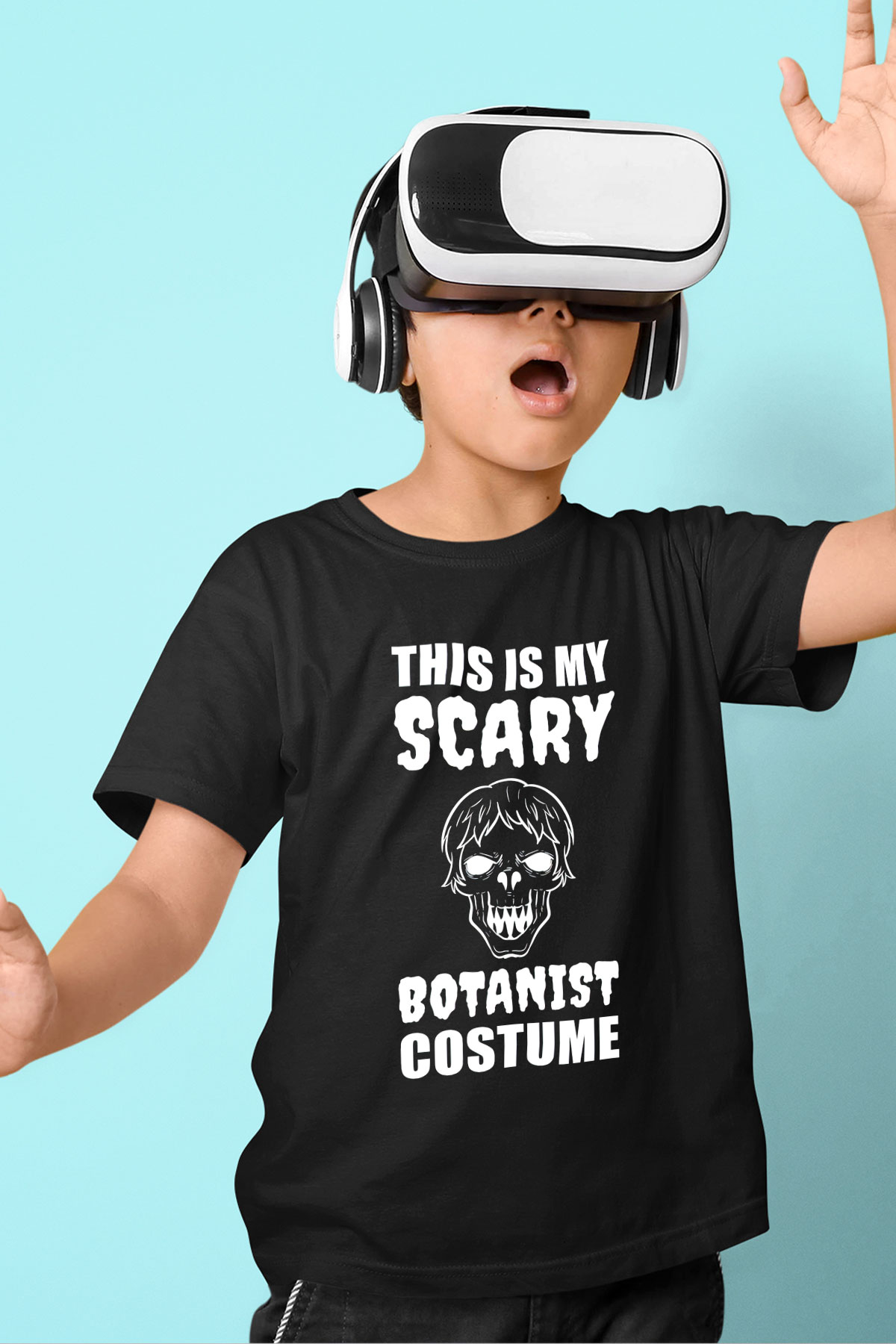 Botanikçi Siyah Unisex Çocuk Tişört