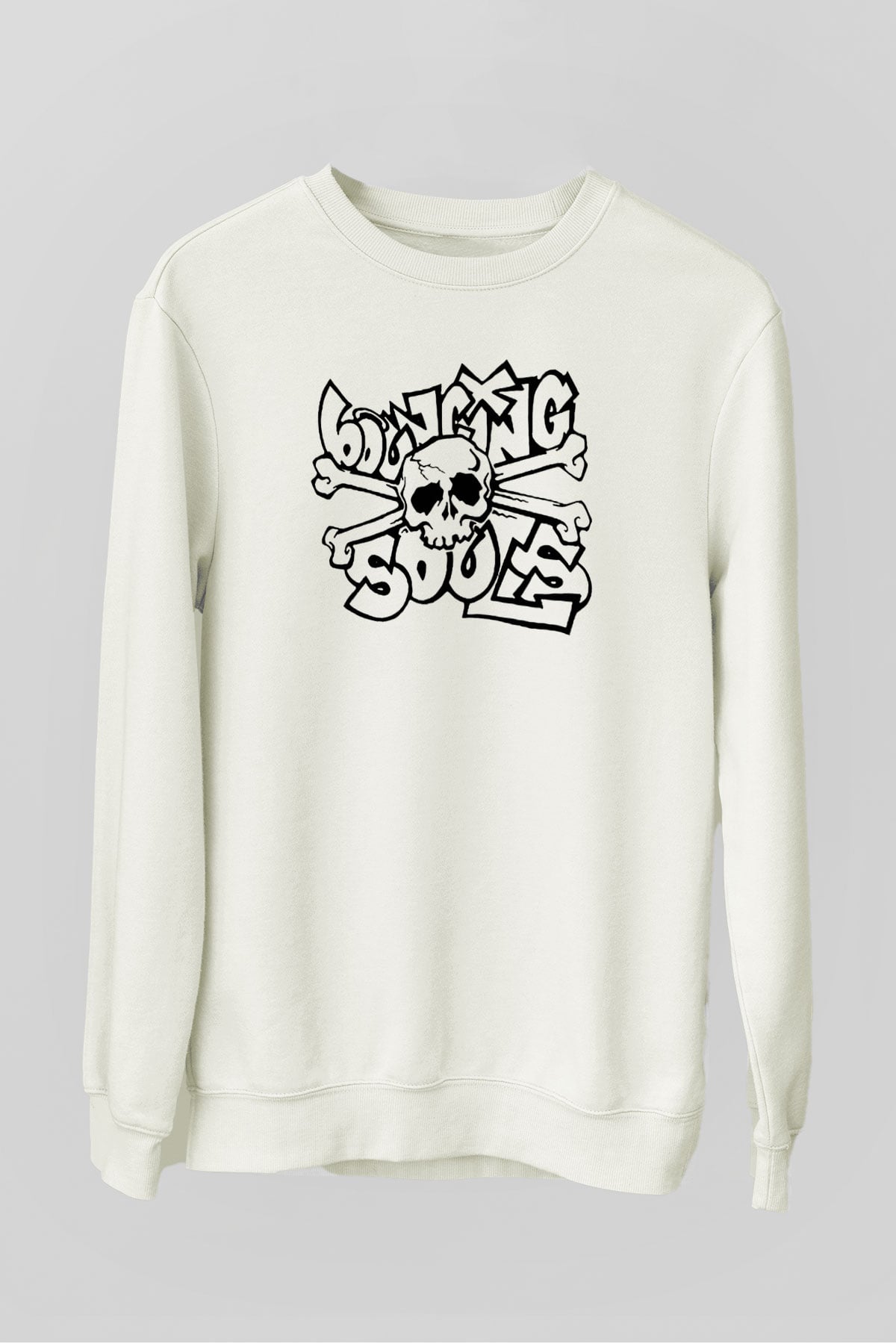 Bouncing Souls Beyaz Unisex Sweatshirt