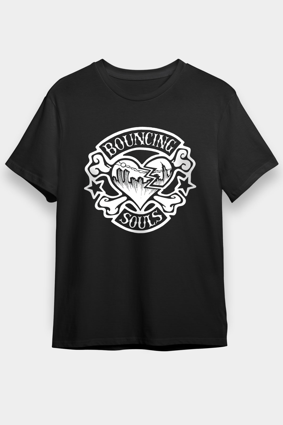 Bouncing Souls Siyah Unisex Tişört T-Shirt - TişörtFabrikası