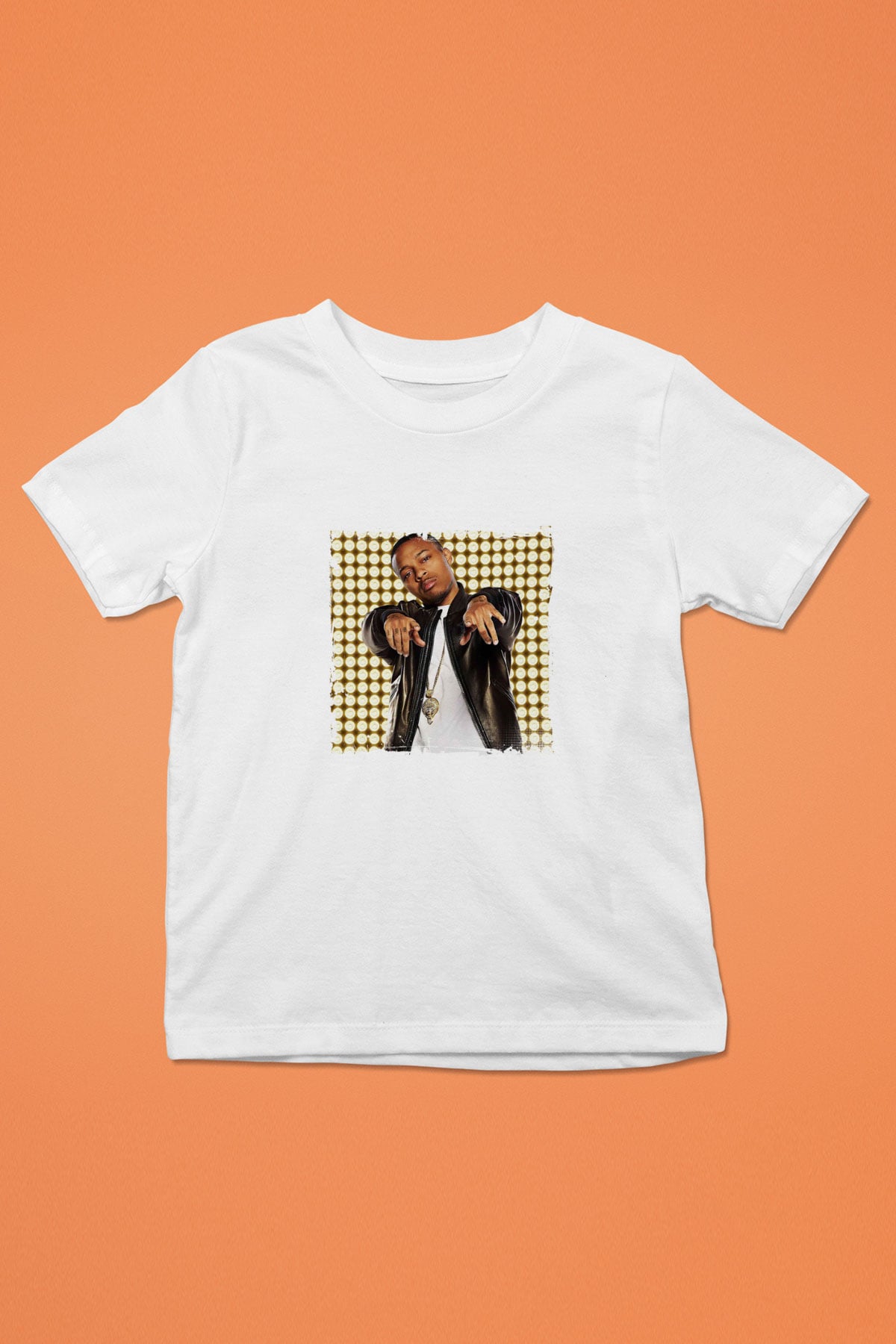 Bow Wow Baskılı Unisex Beyaz Çocuk Tişört