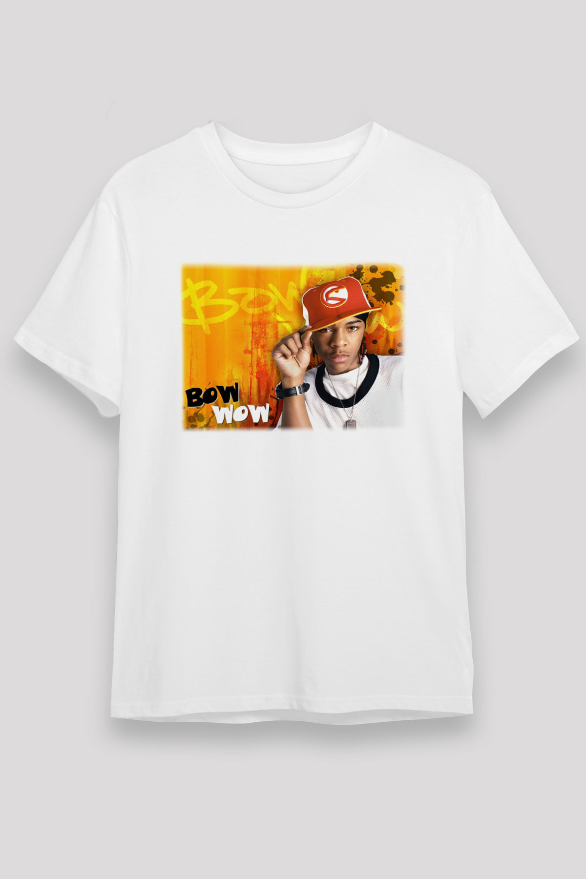 Bow Wow Beyaz Unisex Tişört T-Shirt - TişörtFabrikası