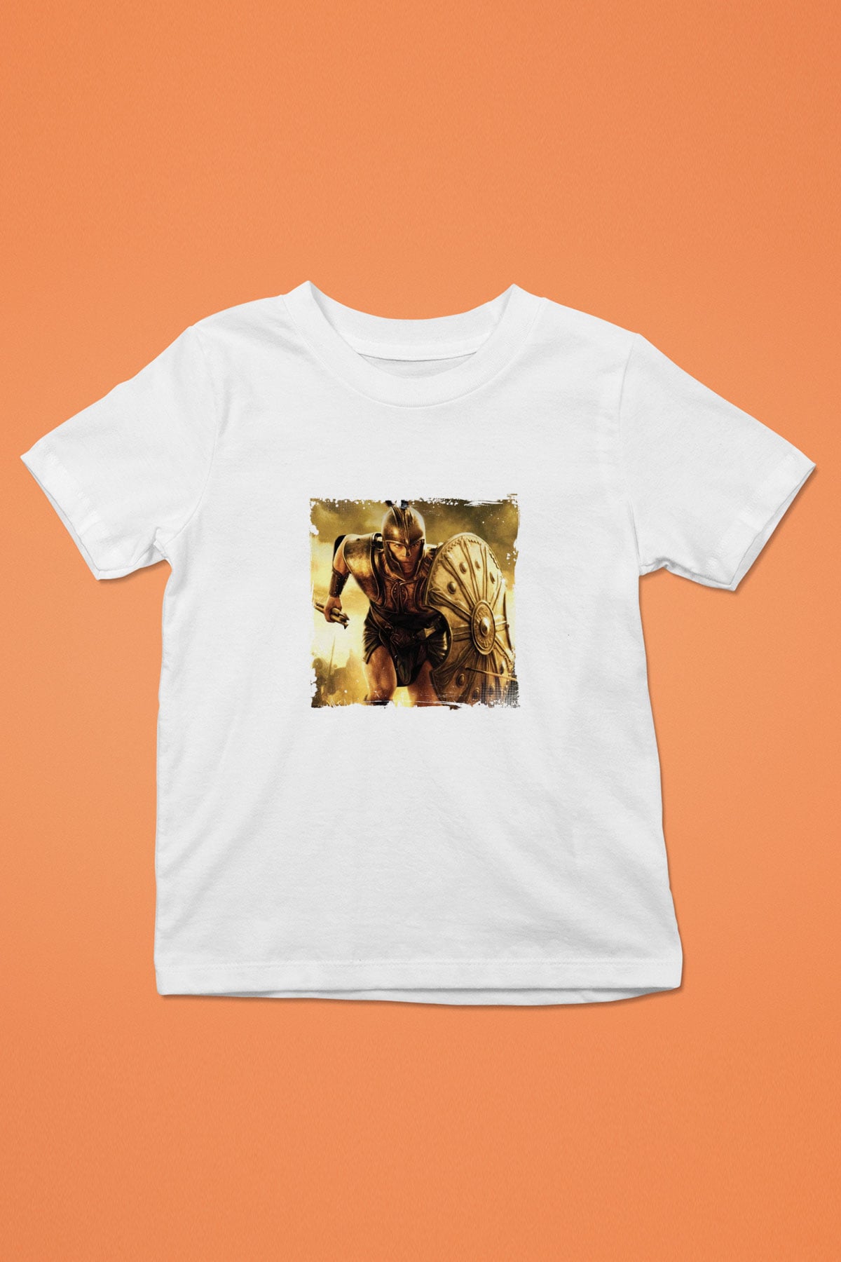 Brad Pitt Unisex Baskılı Beyaz Çocuk Tişört