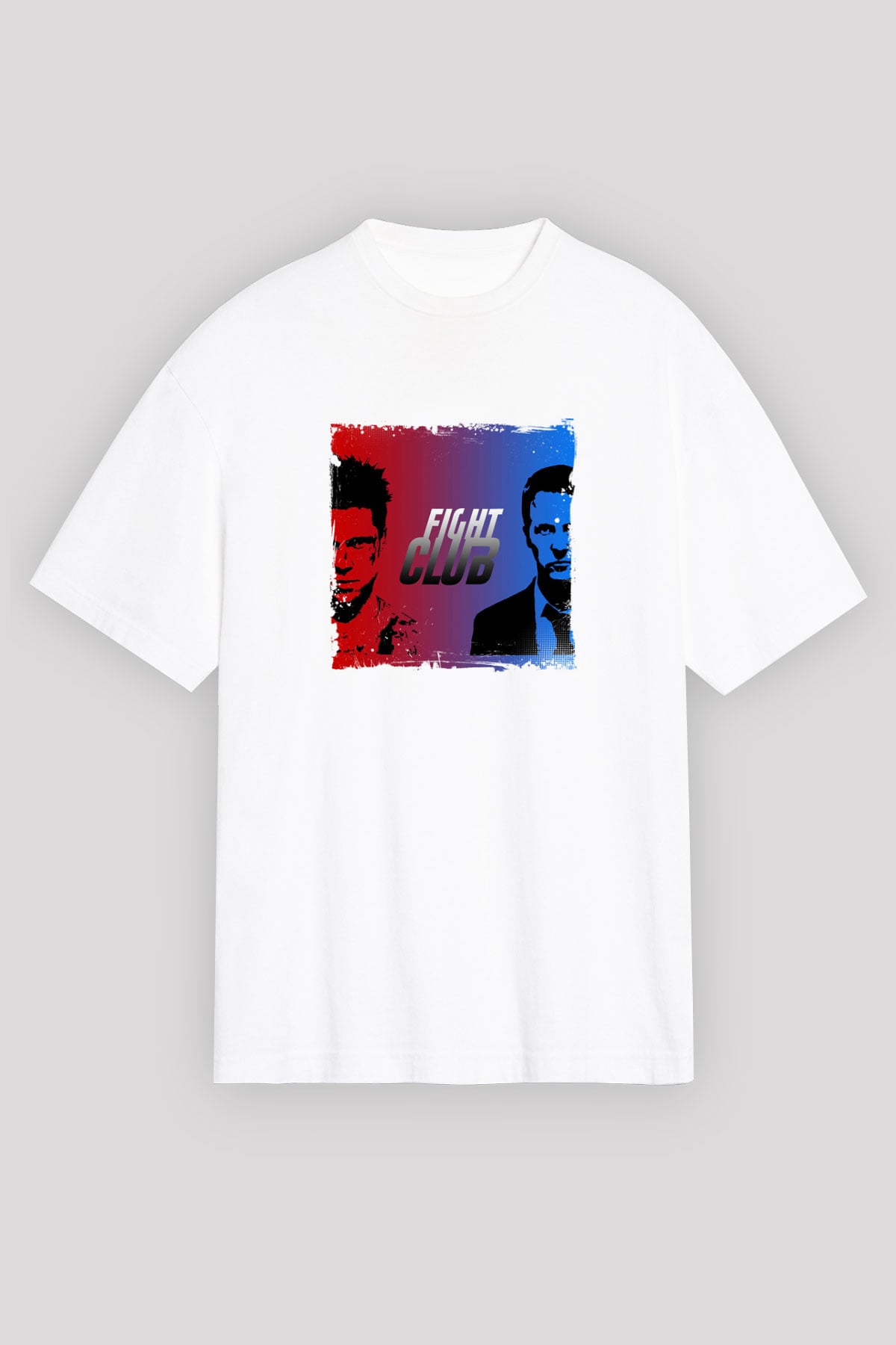 Brad Pitt Unisex Baskılı Beyaz Tişört