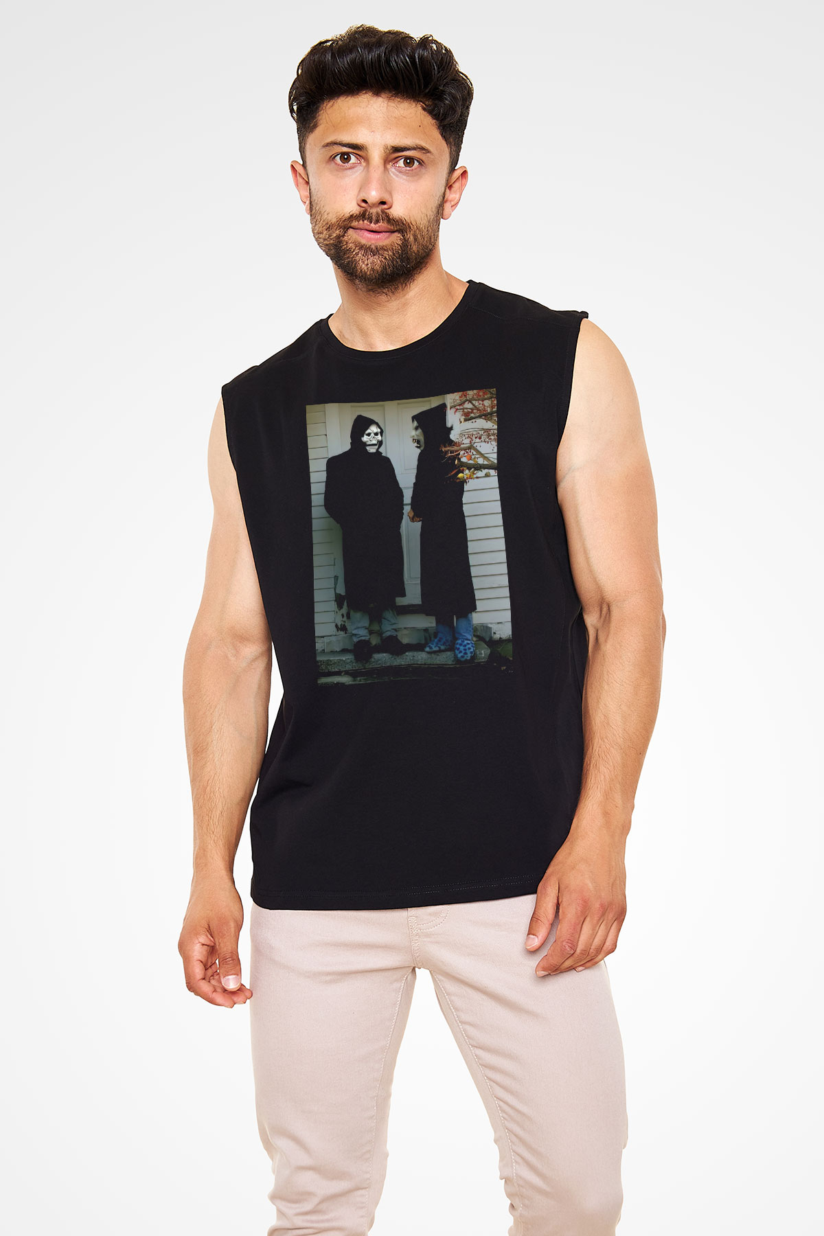 Brand New Siyah Unisex Kolsuz Tişört