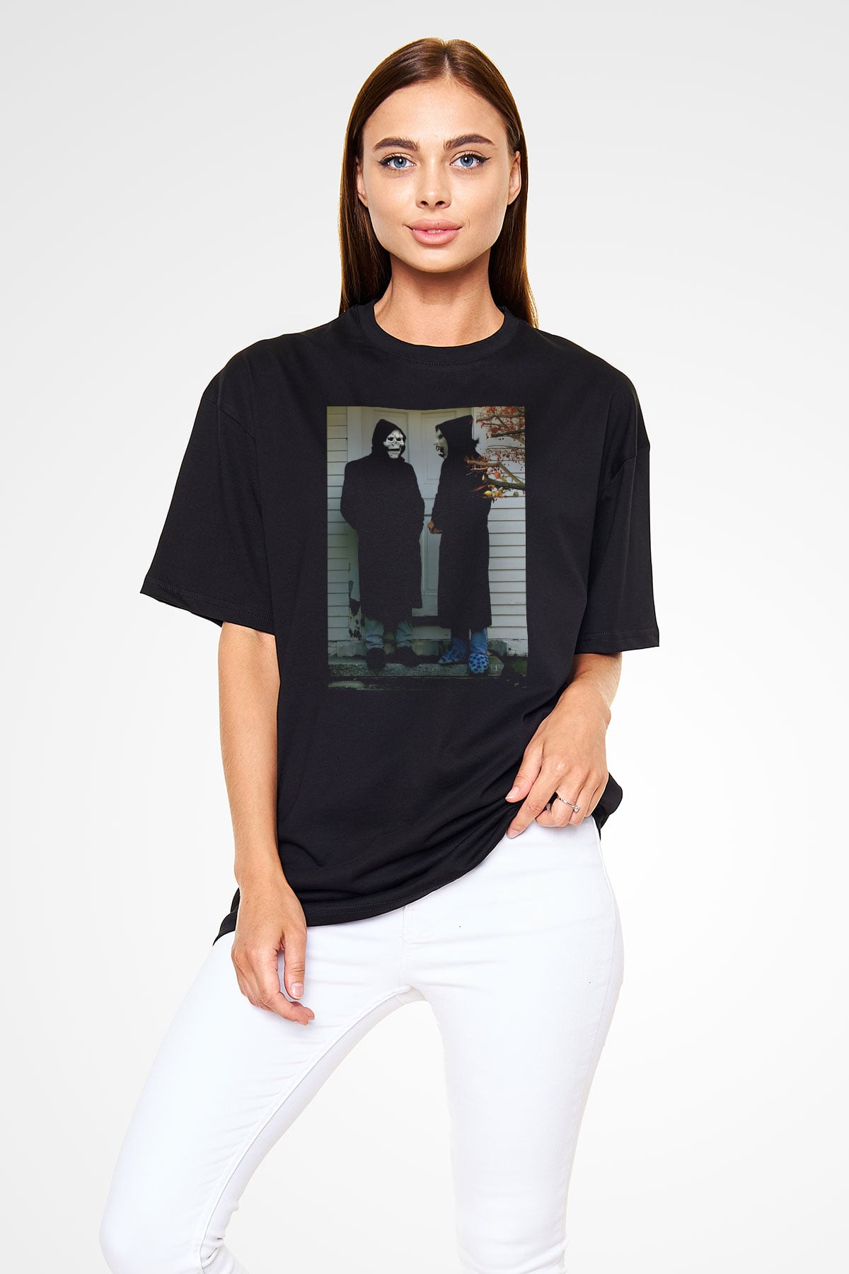 Brand New Siyah Unisex Oversize Tişört T-Shirt