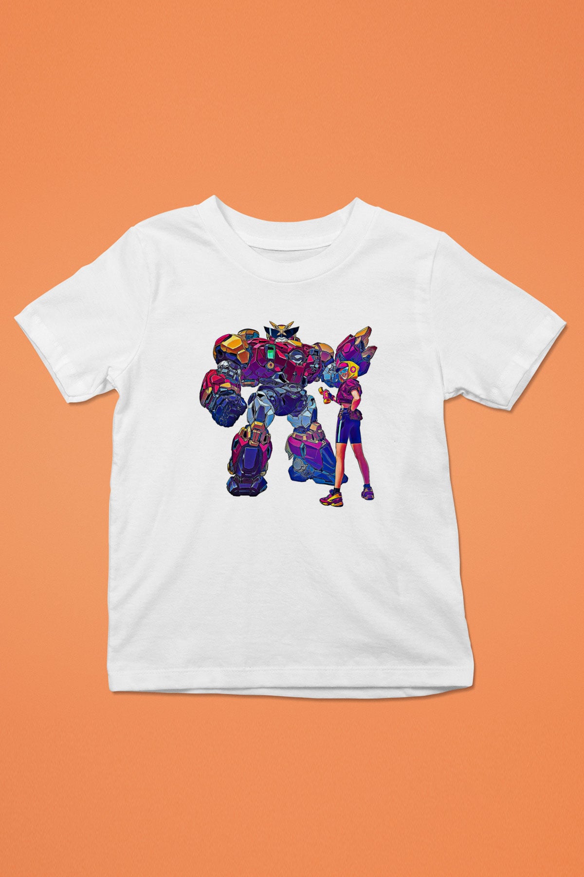 Brawl Stars Baskılı Beyaz Unisex Beyaz Çocuk Tişört - Tshirt