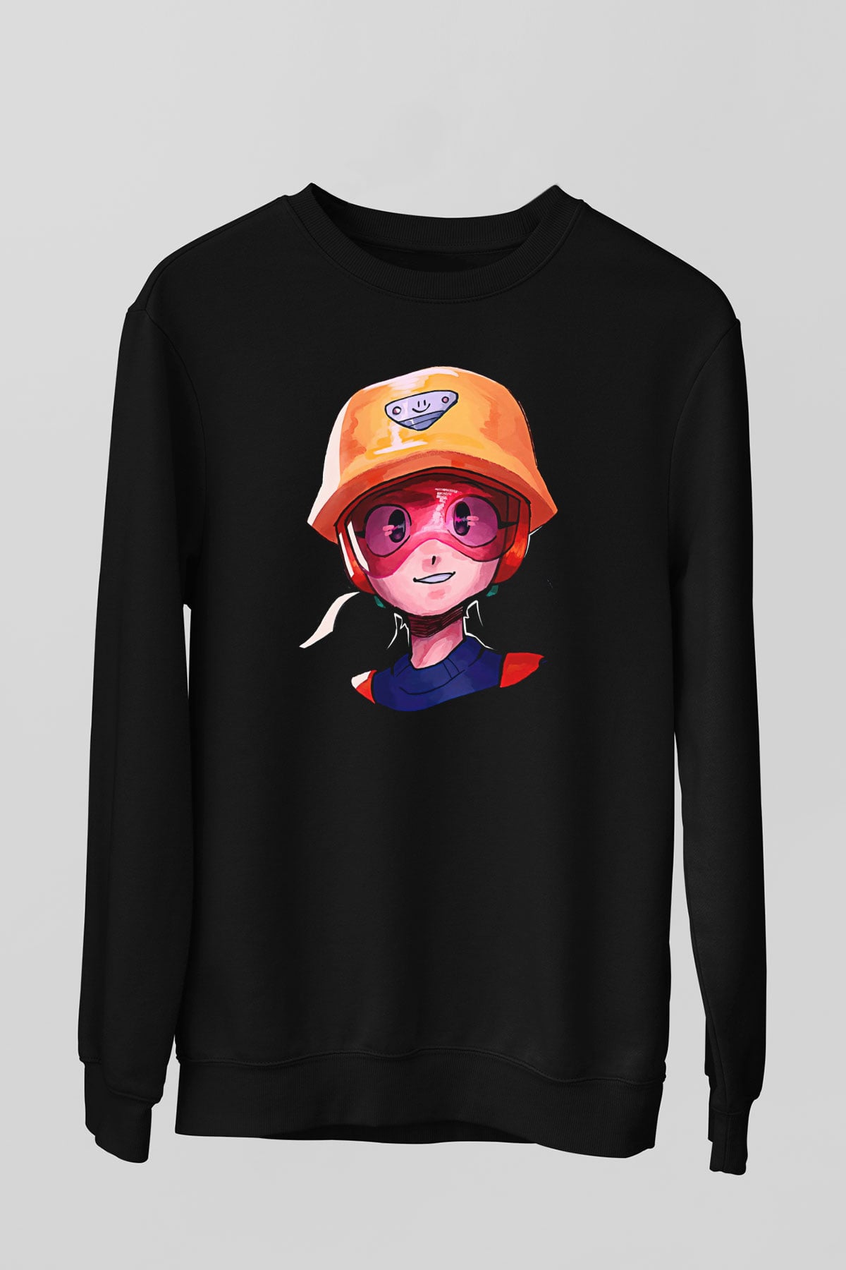 Brawl Stars Baskılı Unisex Siyah Sweatshirt
