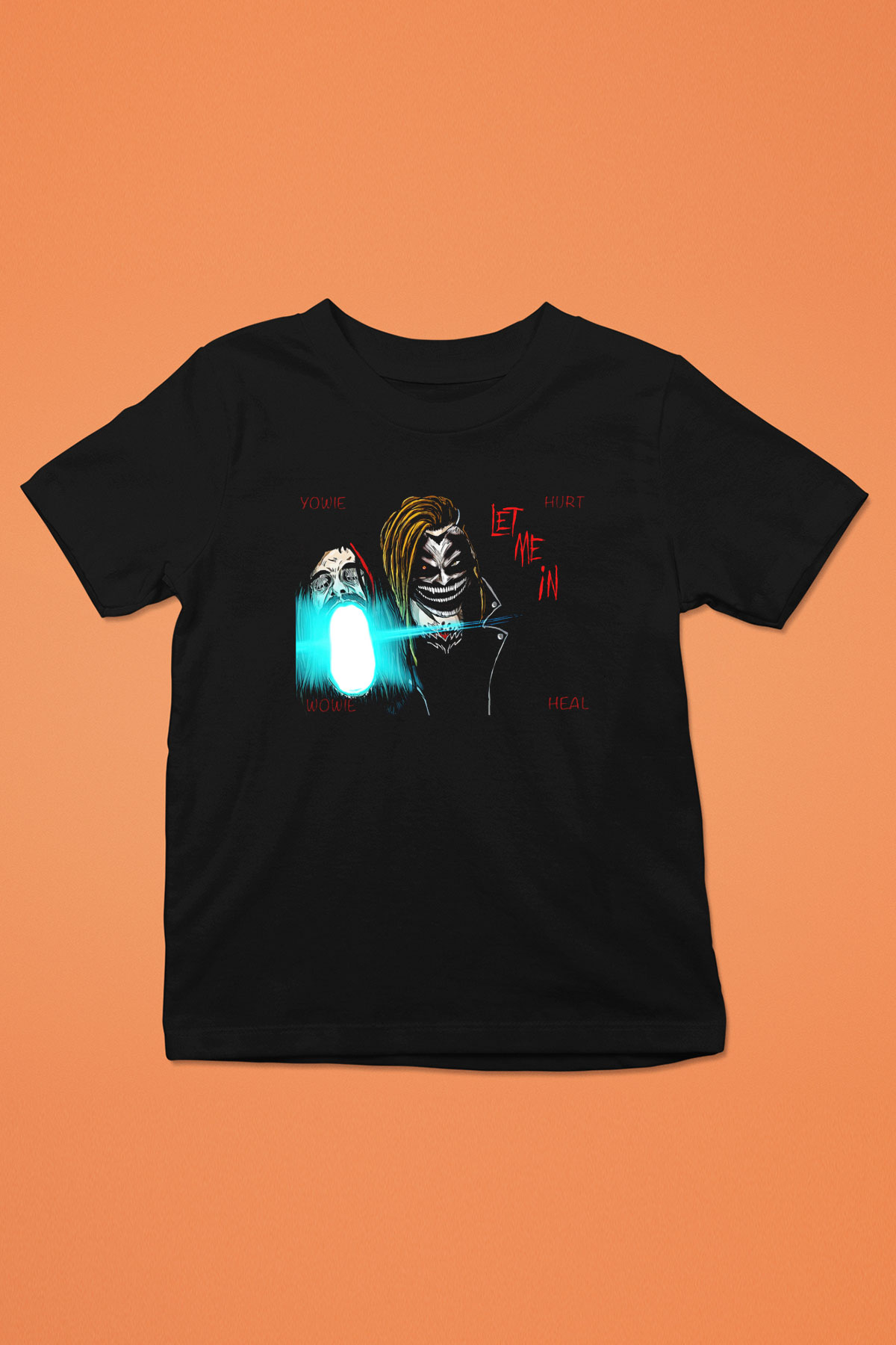 Bray Wyatt Baskılı Unisex Siyah Çocuk Tişört - Tshirt