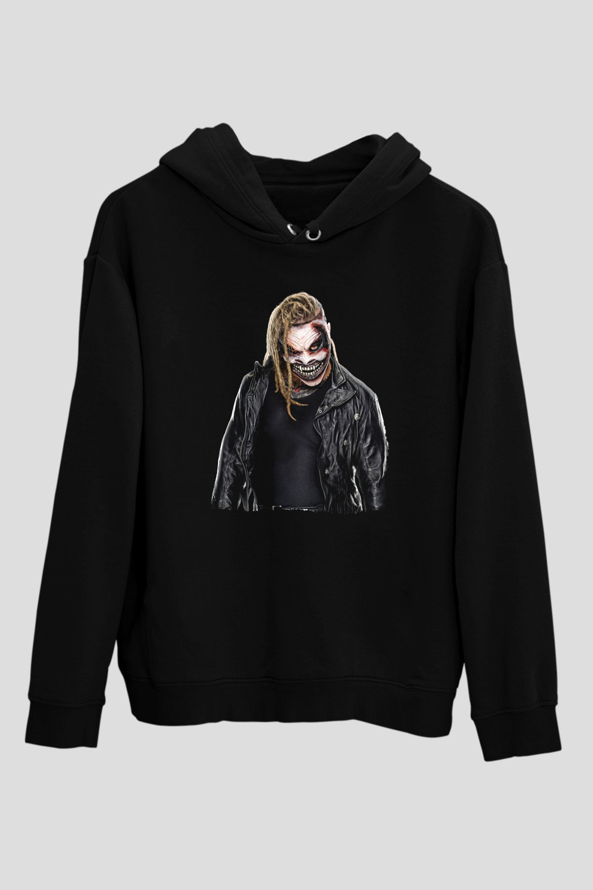 Bray Wyatt Baskılı Unisex Siyah Hoodie