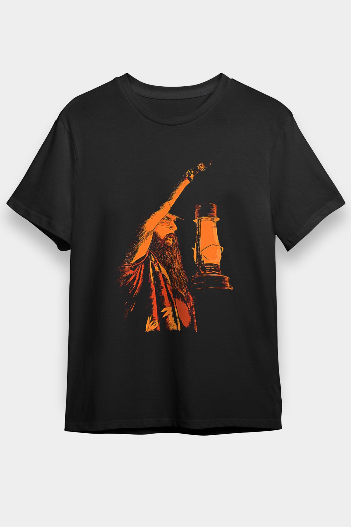 Bray Wyatt Baskılı Unisex Siyah Tişört - Tshirt