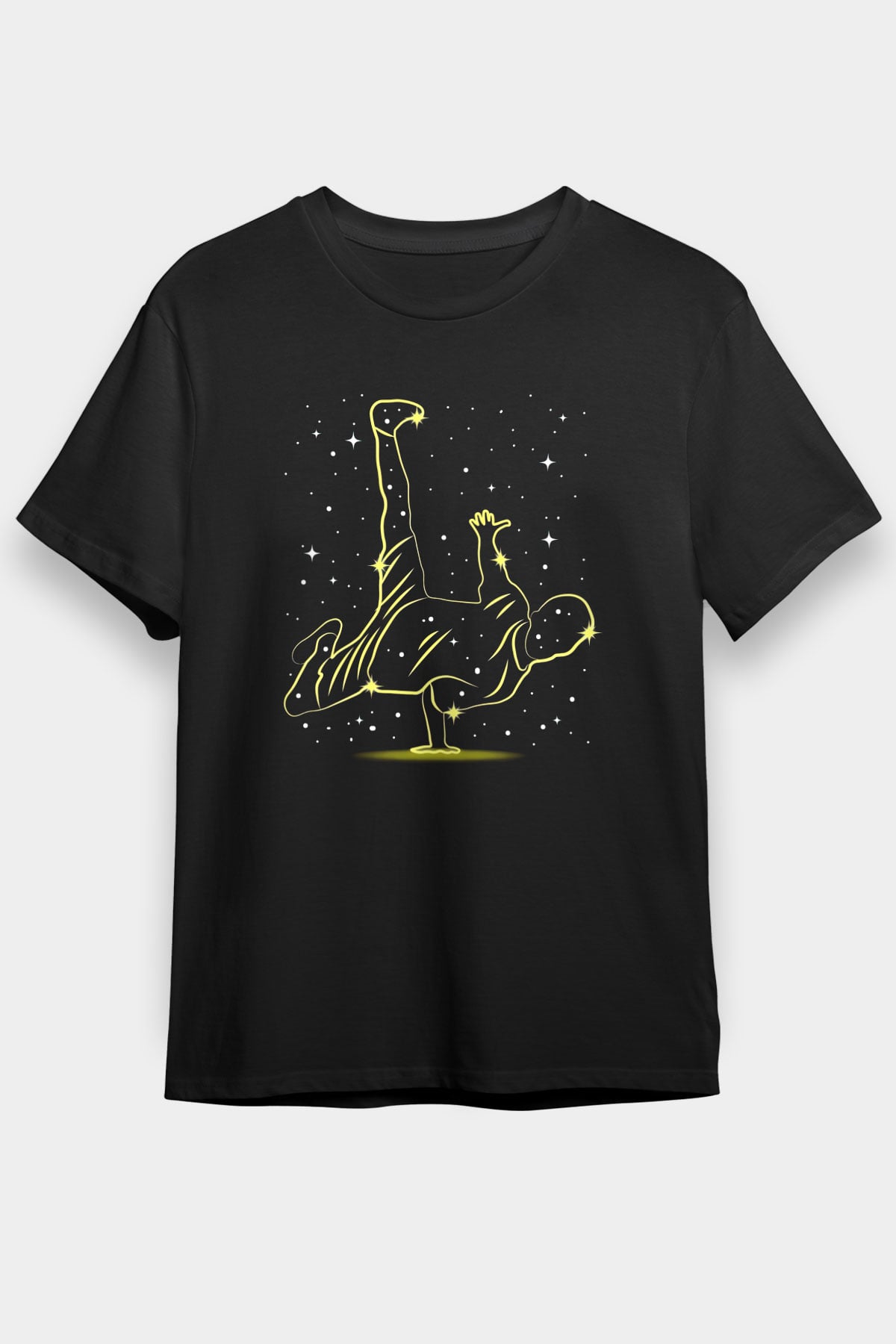 Breakdans Siyah Unisex Tişört T-Shirt - TişörtFabrikası