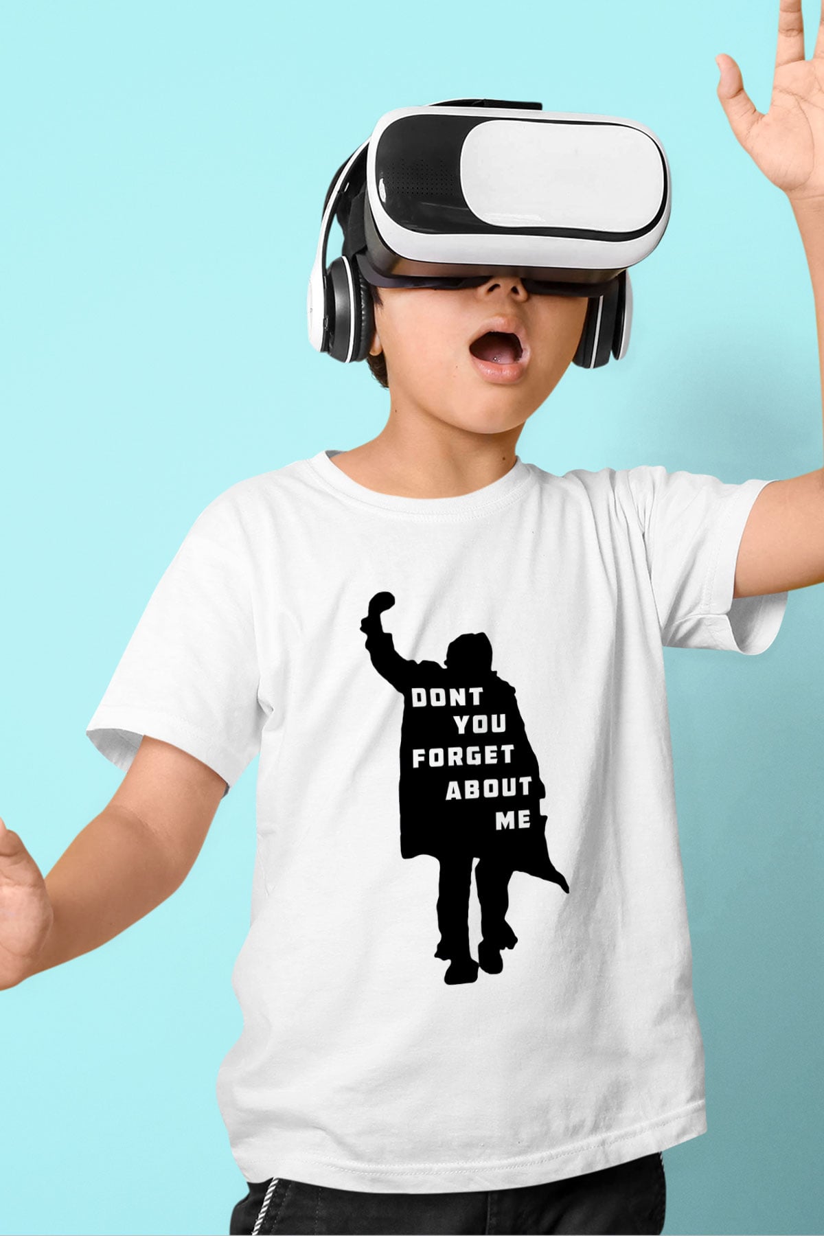 Breakfast Club Baskılı Beyaz Unisex Çocuk Tişört